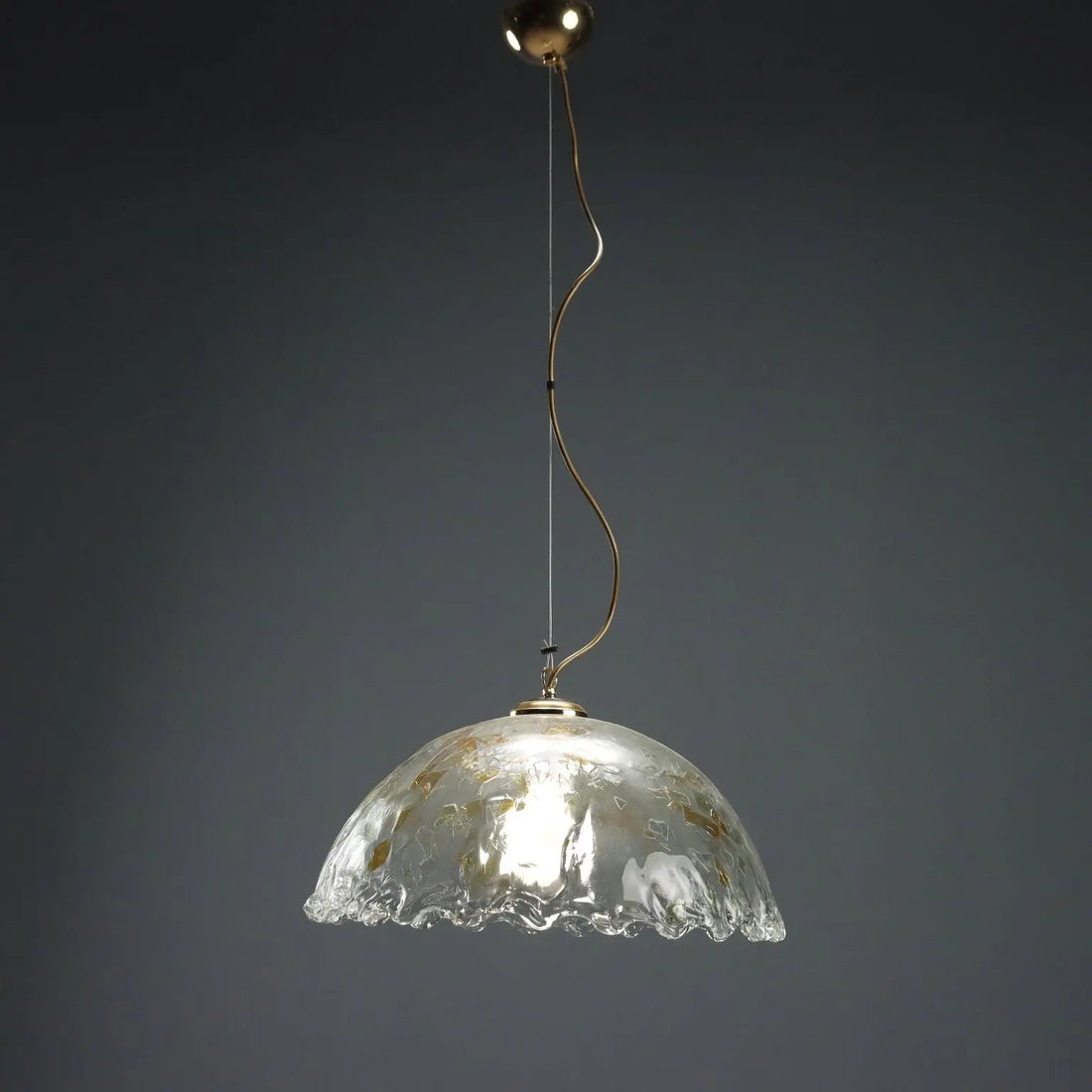 Vintage Ceiling Lamp Coloured and Transparent Glass 1970s | Modernism | Lighting