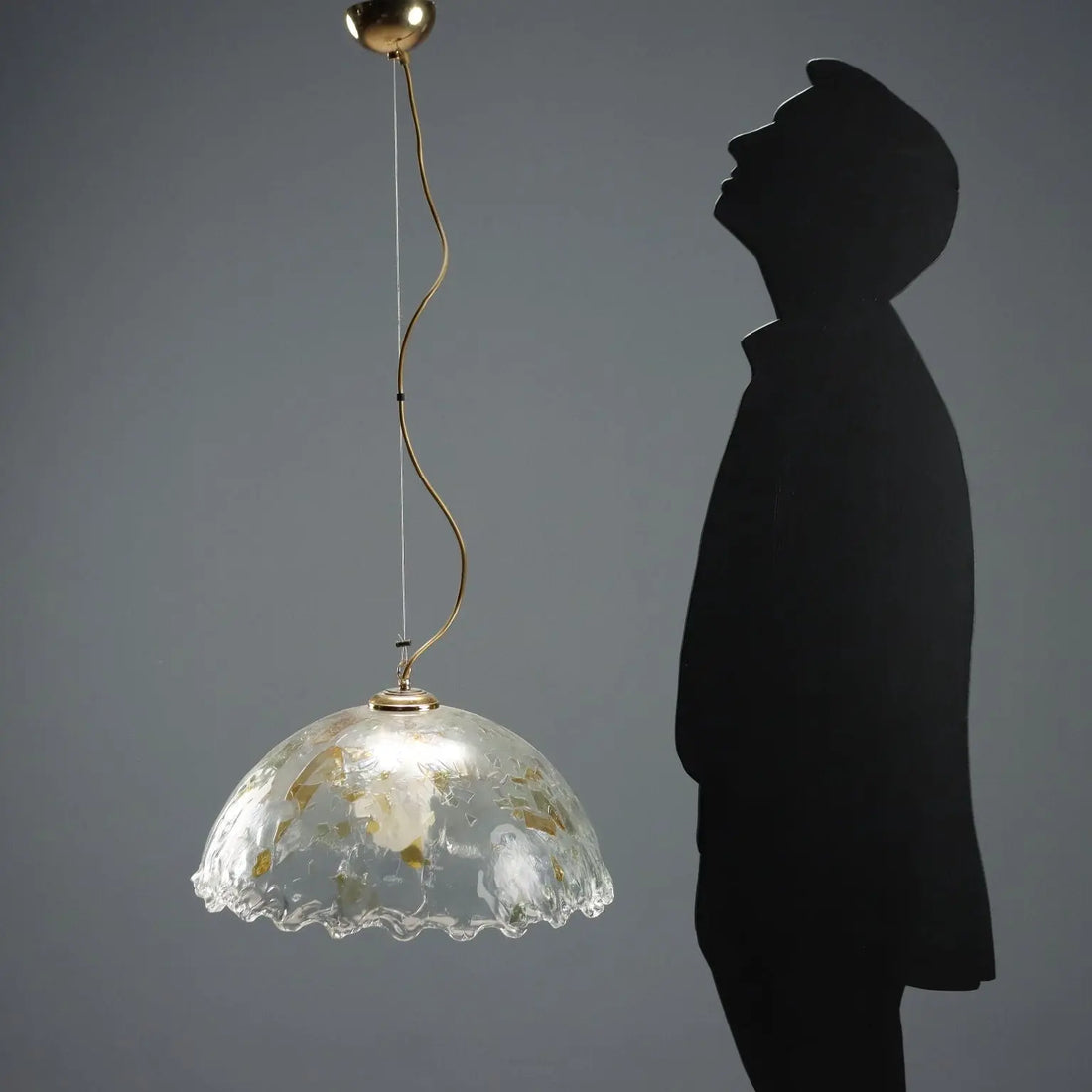 Vintage Ceiling Lamp Coloured and Transparent Glass 1970s | Modernism | Lighting