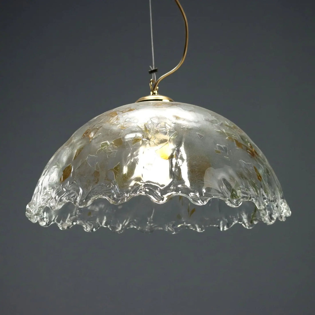 Vintage Ceiling Lamp Coloured and Transparent Glass 1970s | Modernism | Lighting