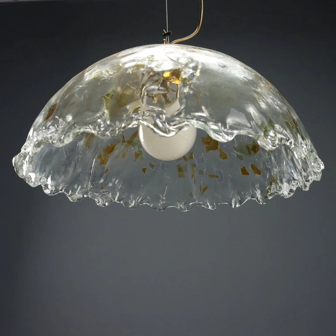 Vintage Ceiling Lamp Coloured and Transparent Glass 1970s | Modernism | Lighting