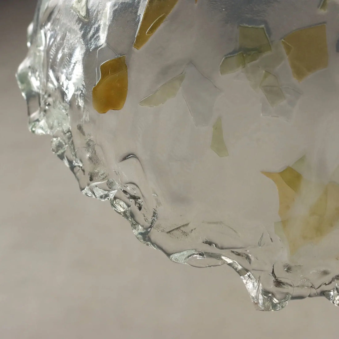 Vintage Ceiling Lamp Coloured and Transparent Glass 1970s | Modernism | Lighting