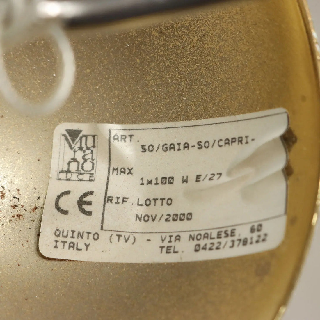 Vintage Ceiling Lamp Coloured and Transparent Glass 1970s | Modernism | Lighting