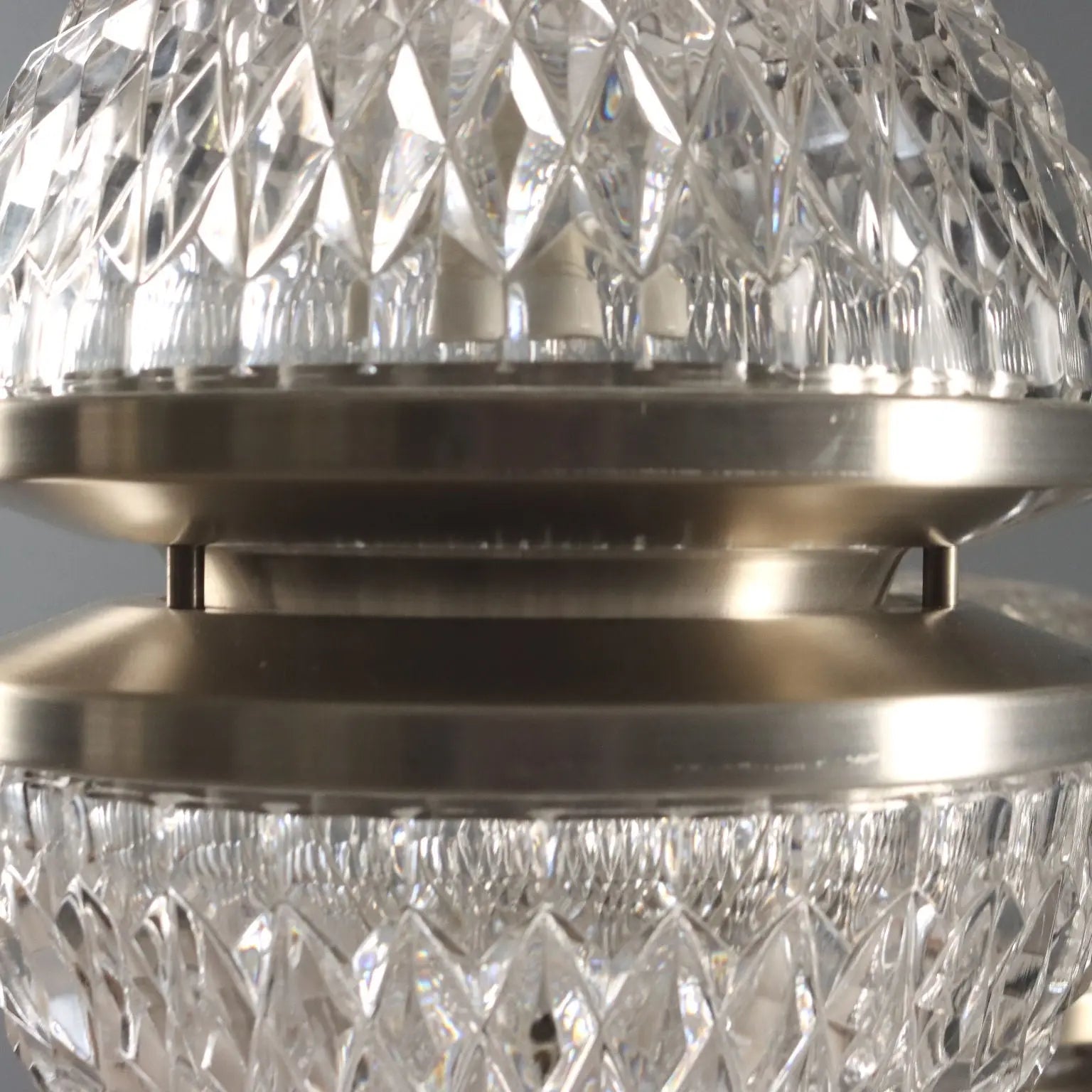 Vintage Lamp Metal Glass Design Italy 1960s-1970s | Modernism | Lighting