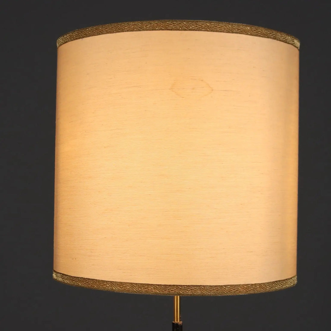 Vintage Floor Lamp Marble Metal Fabric Design 1950s-1960s | Modernism | Lighting