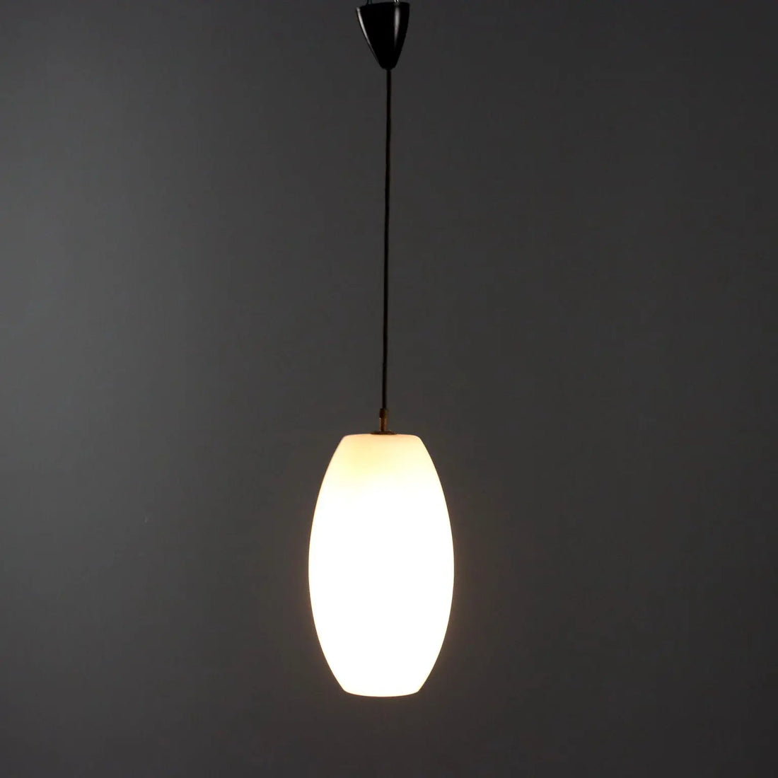 Vintage Ceiling Lamp Glass Design Italy 1960s