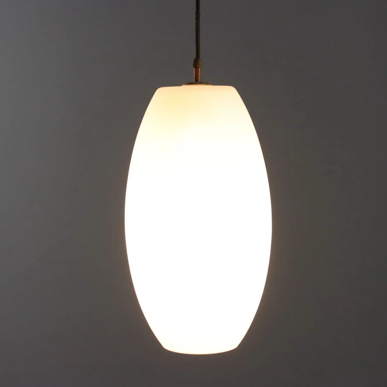 Vintage Ceiling Lamp Glass Design Italy 1960s | Modernism | Lighting