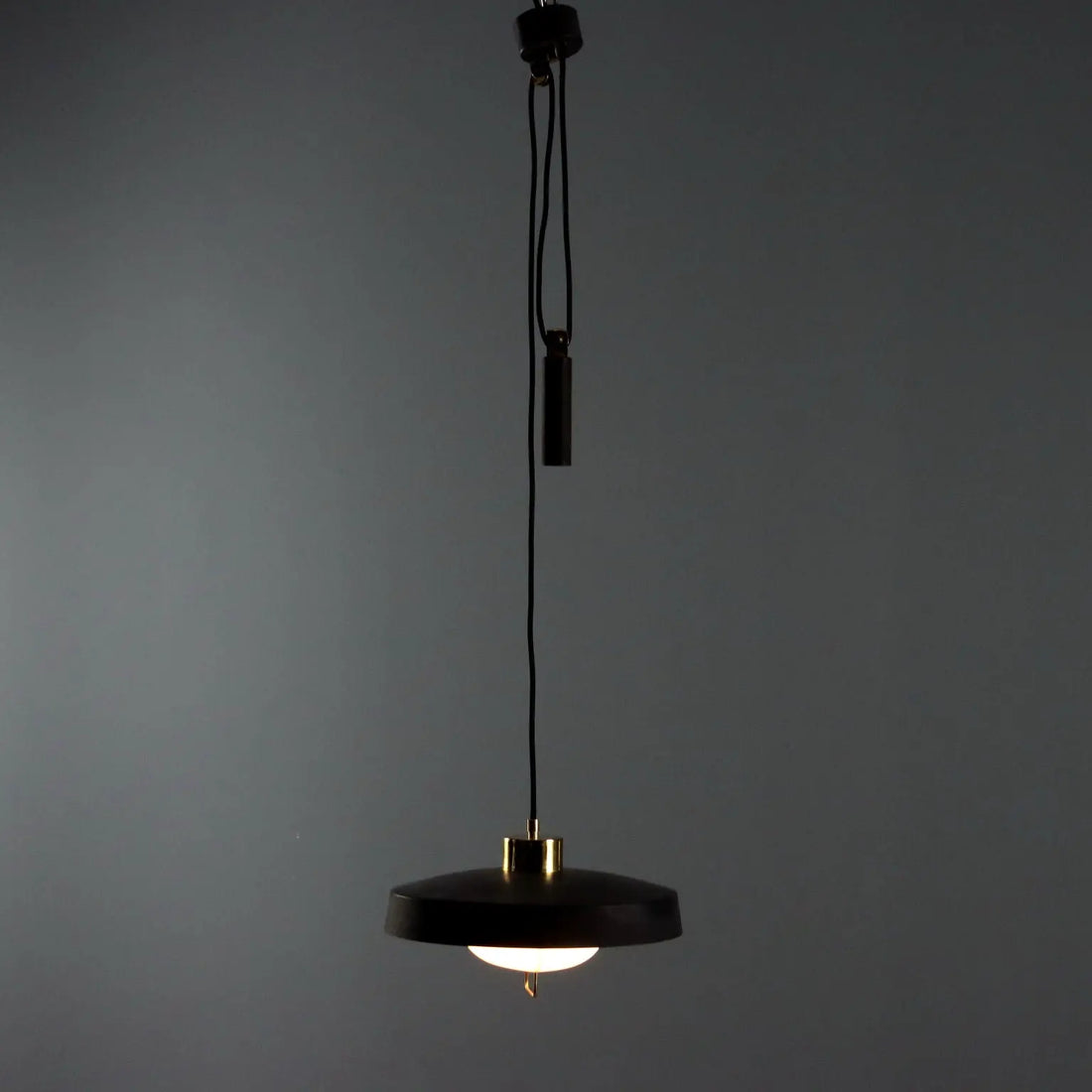 Vintage Ceiling Lamp Aluminium Methacrylate Design Italy 1960s | Modernism | Lighting