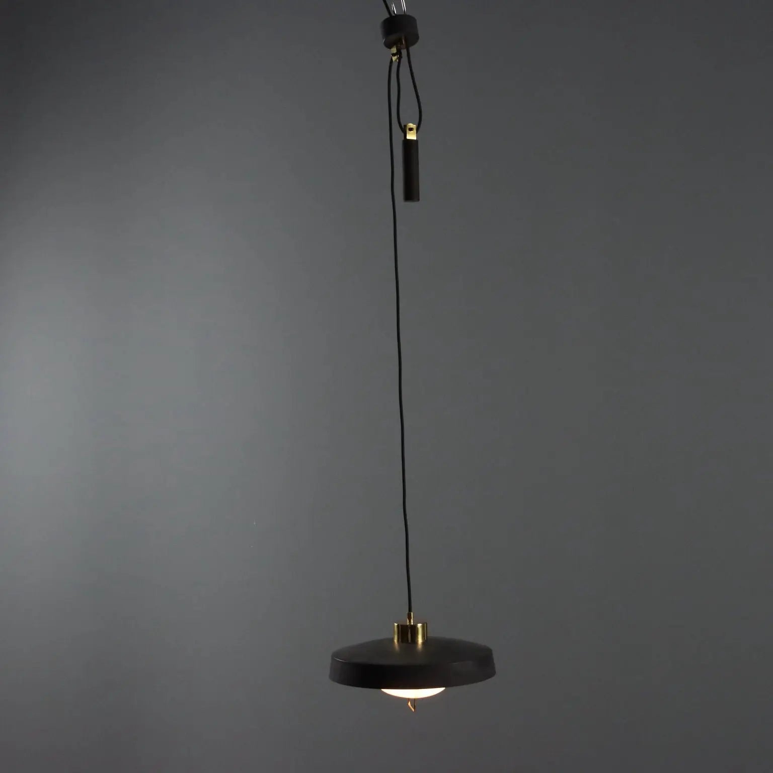 Vintage Ceiling Lamp Aluminium Methacrylate Design Italy 1960s | Modernism | Lighting
