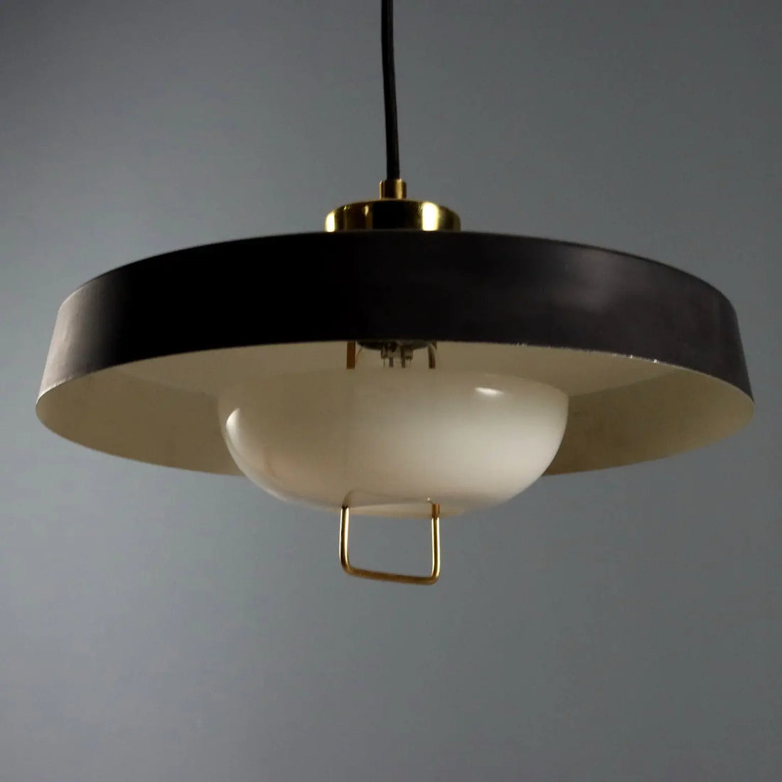 Vintage Ceiling Lamp Aluminium Methacrylate Design Italy 1960s | Modernism | Lighting