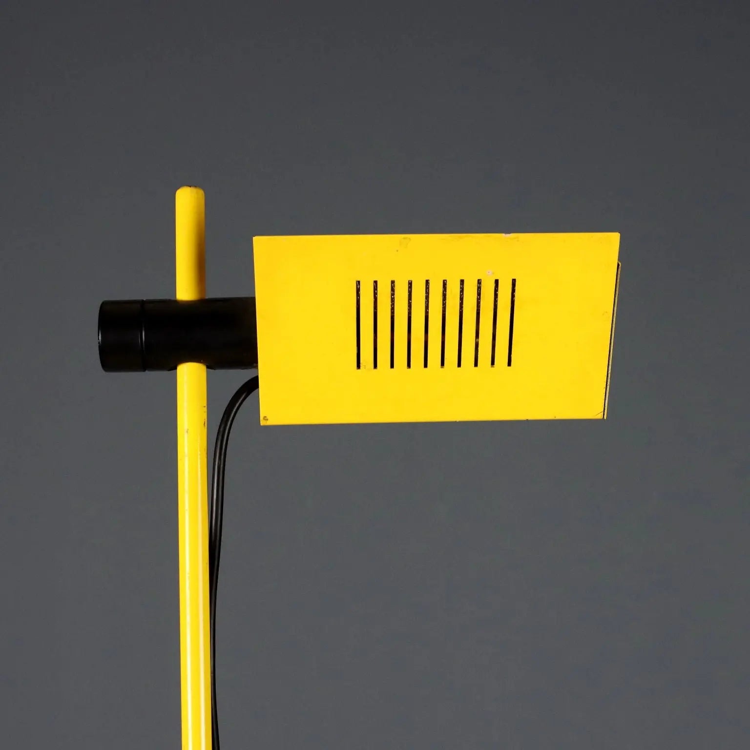 Vintage Floor Lamp Metal Aluminium Design Italy 1980s
