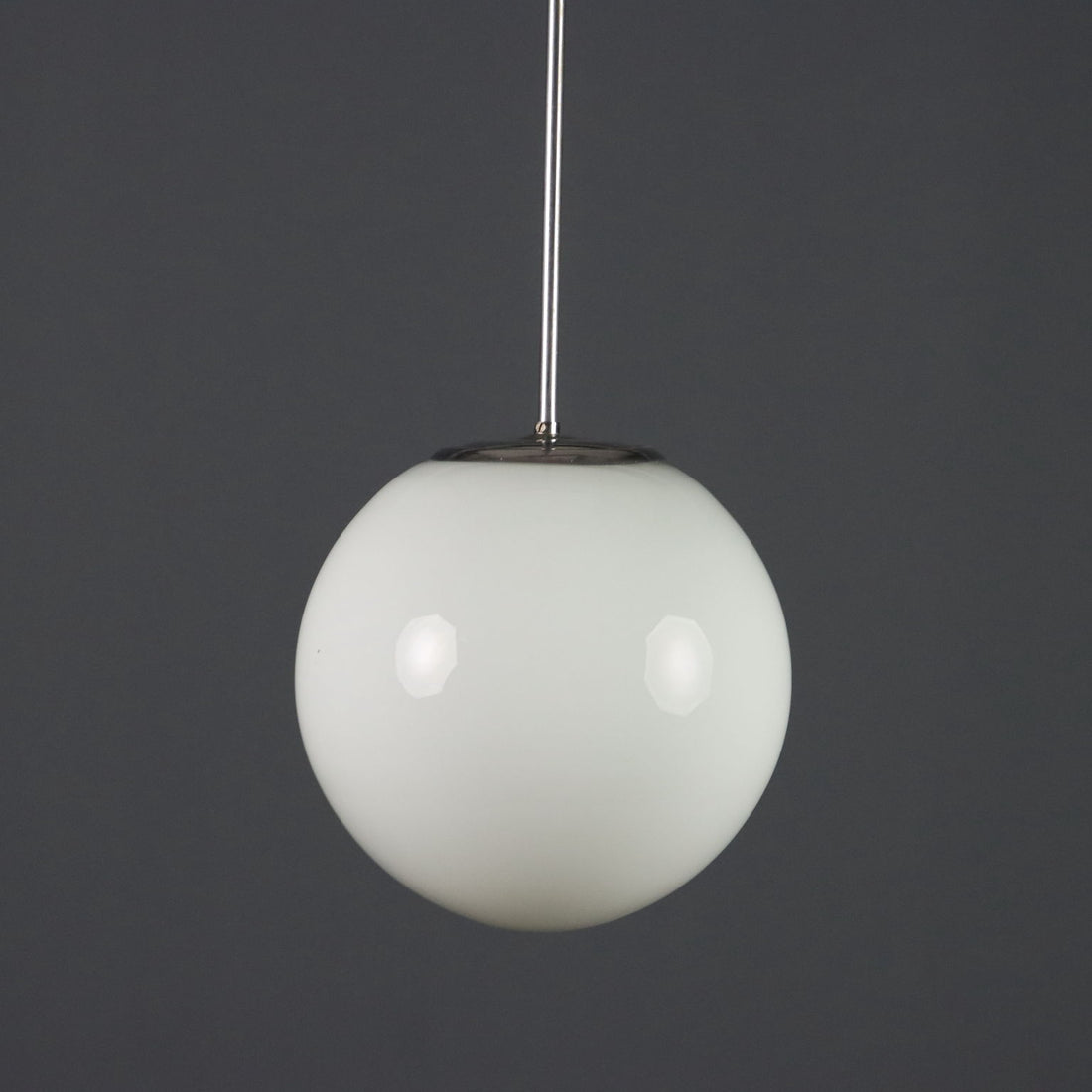 Vintage Chandeliers Chromed Metal Glass Design 1960s - 1960s | Modernism | Lighting