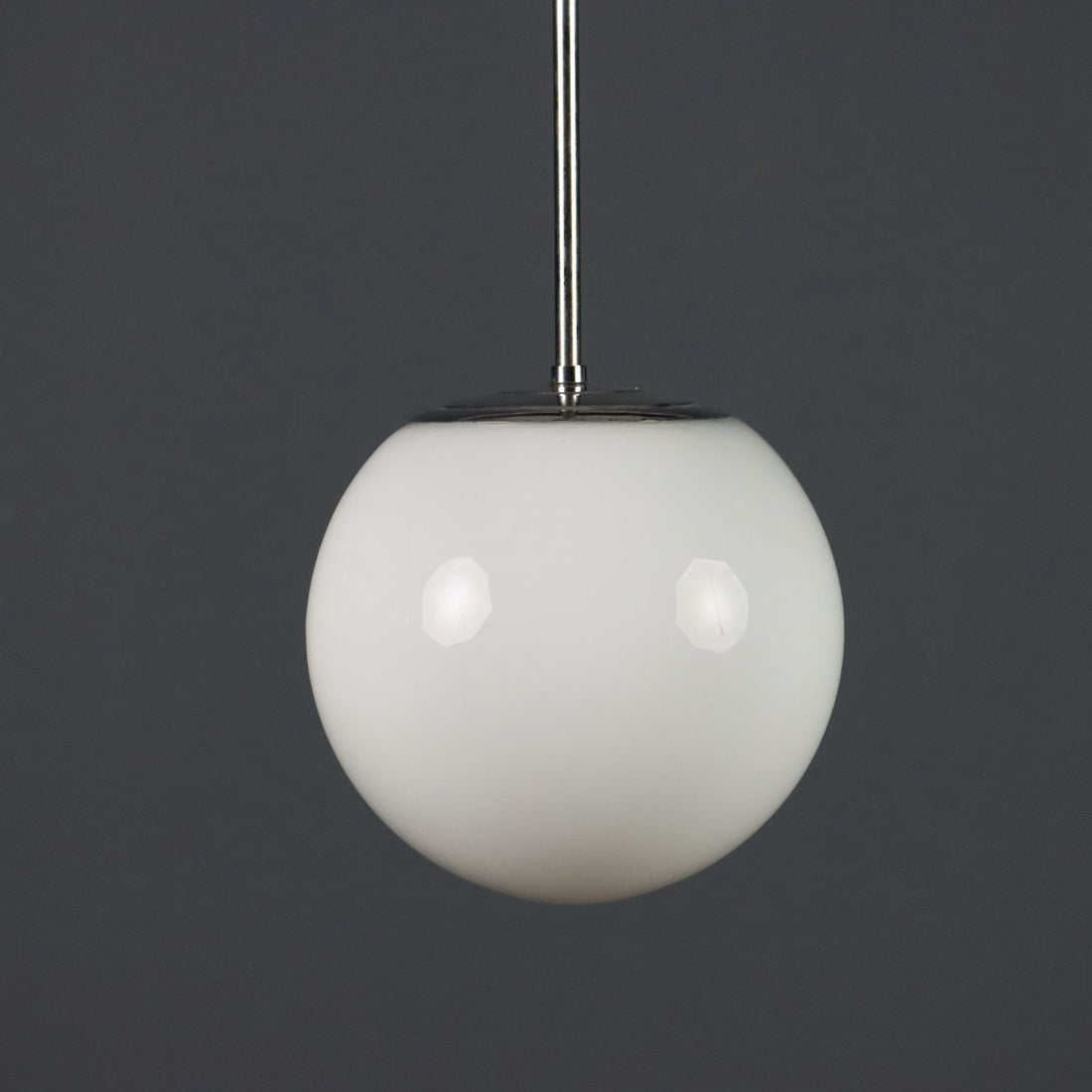 Vintage Chandeliers Chromed Metal Glass Design 1960s - 1960s | Modernism | Lighting