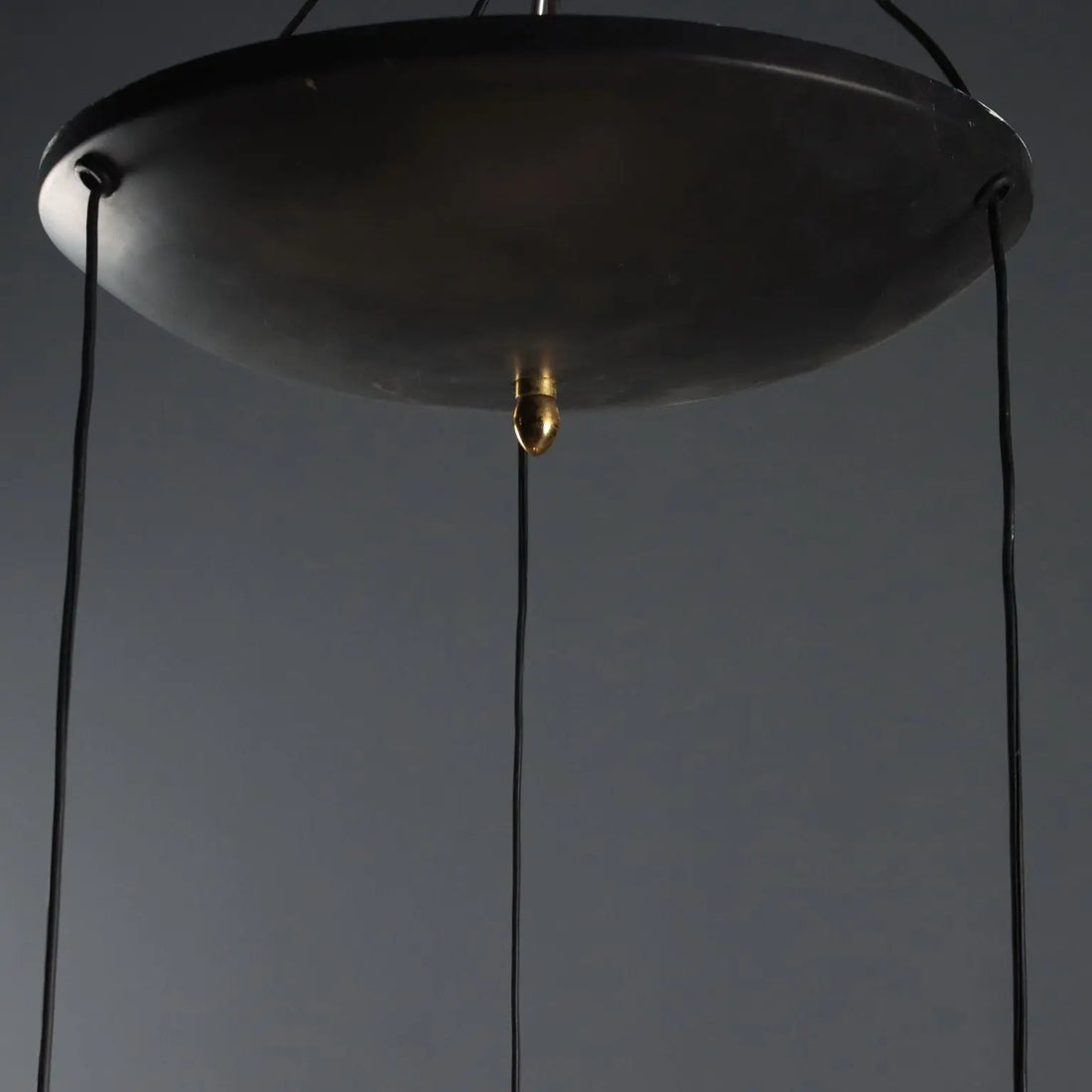 Vintage Chandelier Metal Brass Design Italy 1960s | Modernism | Lighting