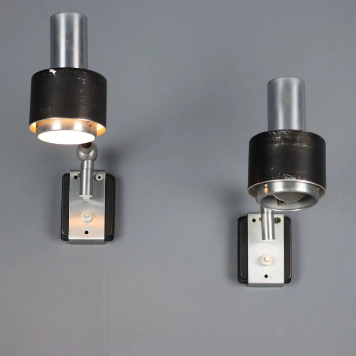 Vintage Wall Lamps Aluminium Stilnovo Style Design 1960s - Attributable to Stilnovo | Modernism | Lighting