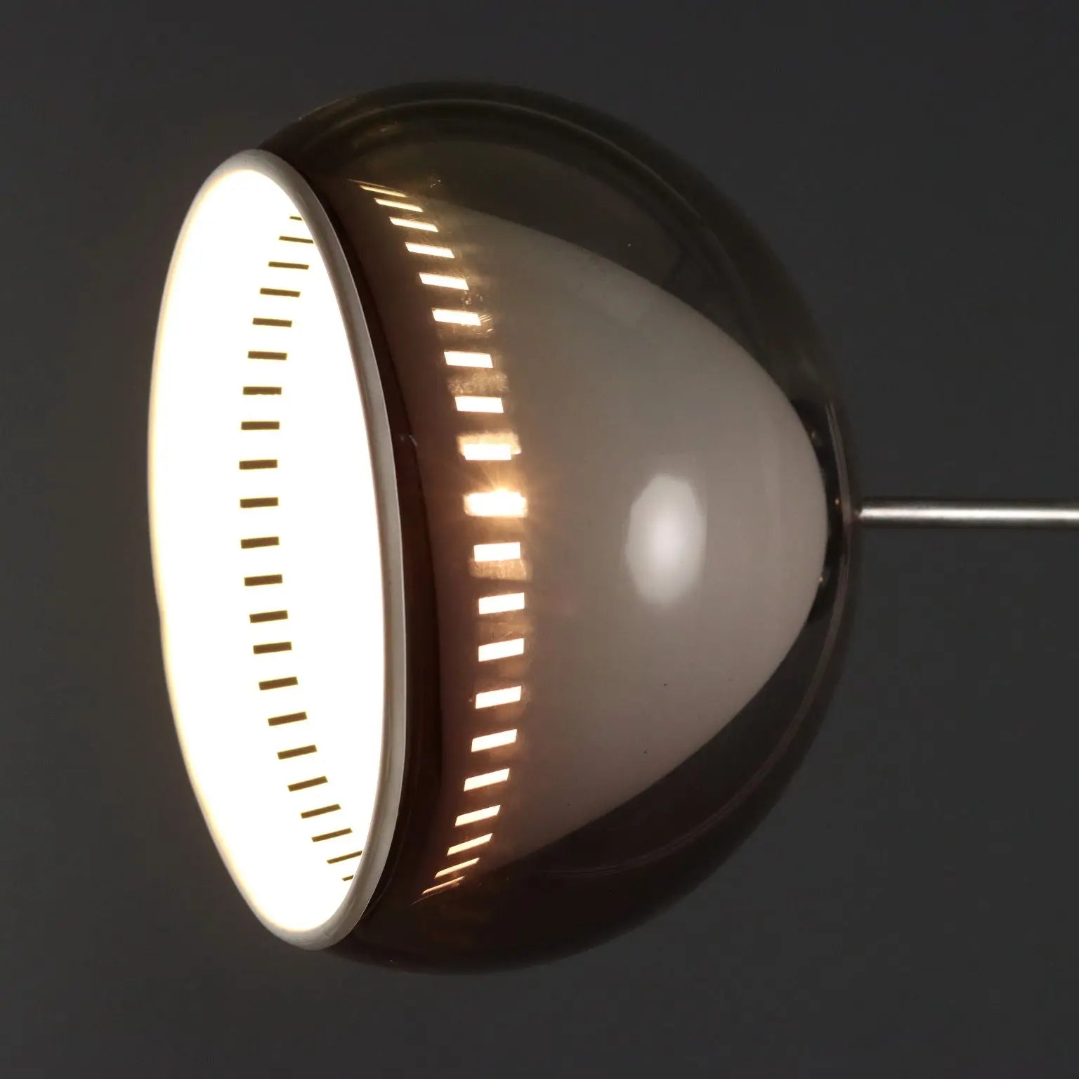 1960s-1970s Brass and Aluminum Floor Lamp