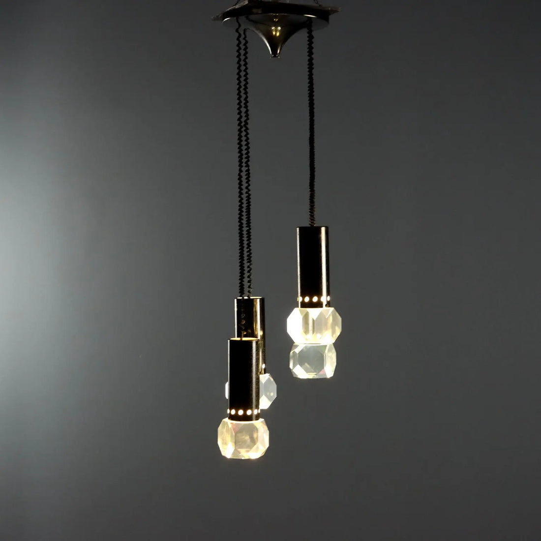 1960s Ceiling Lamp with Plastic Diffusers