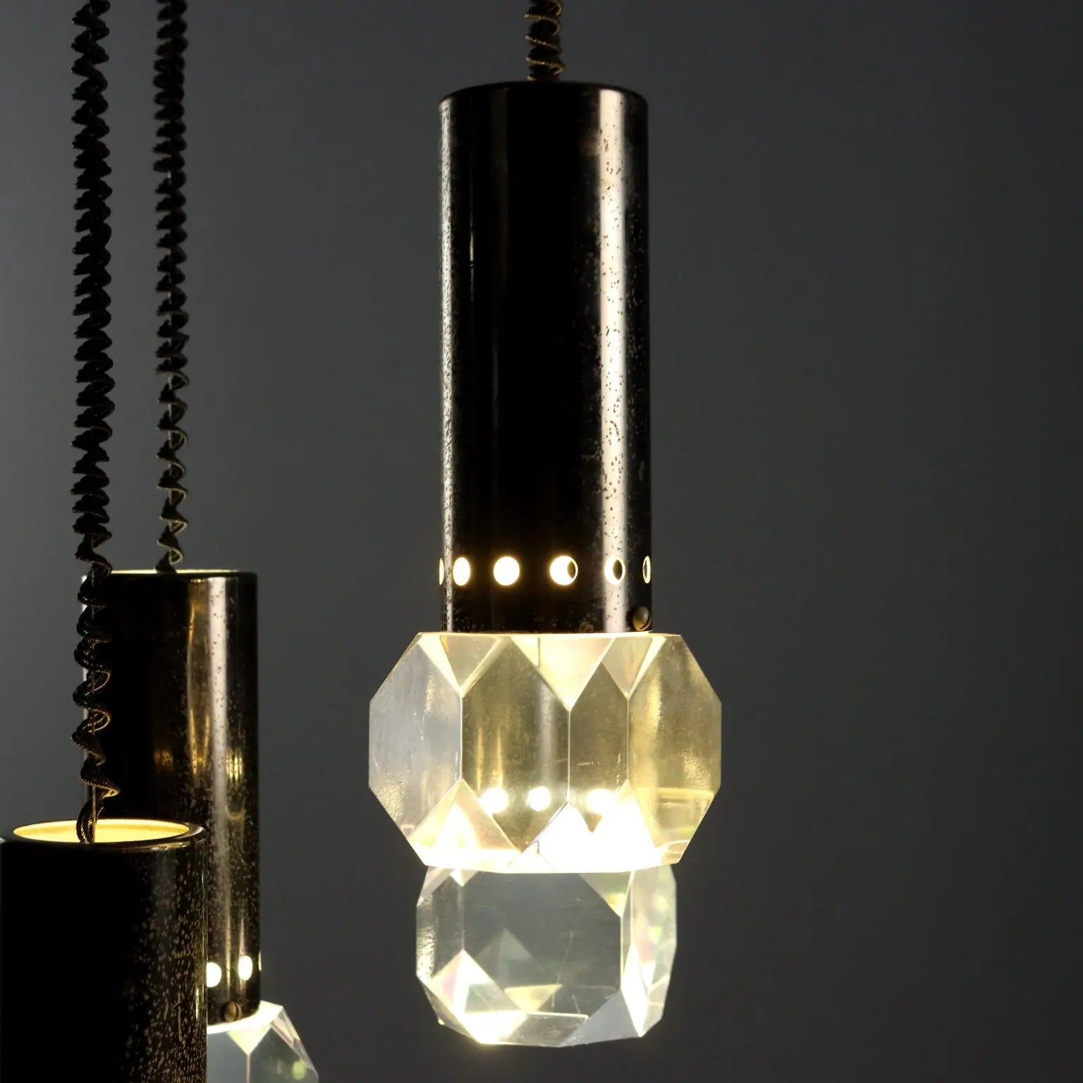 1960s Ceiling Lamp with Plastic Diffusers