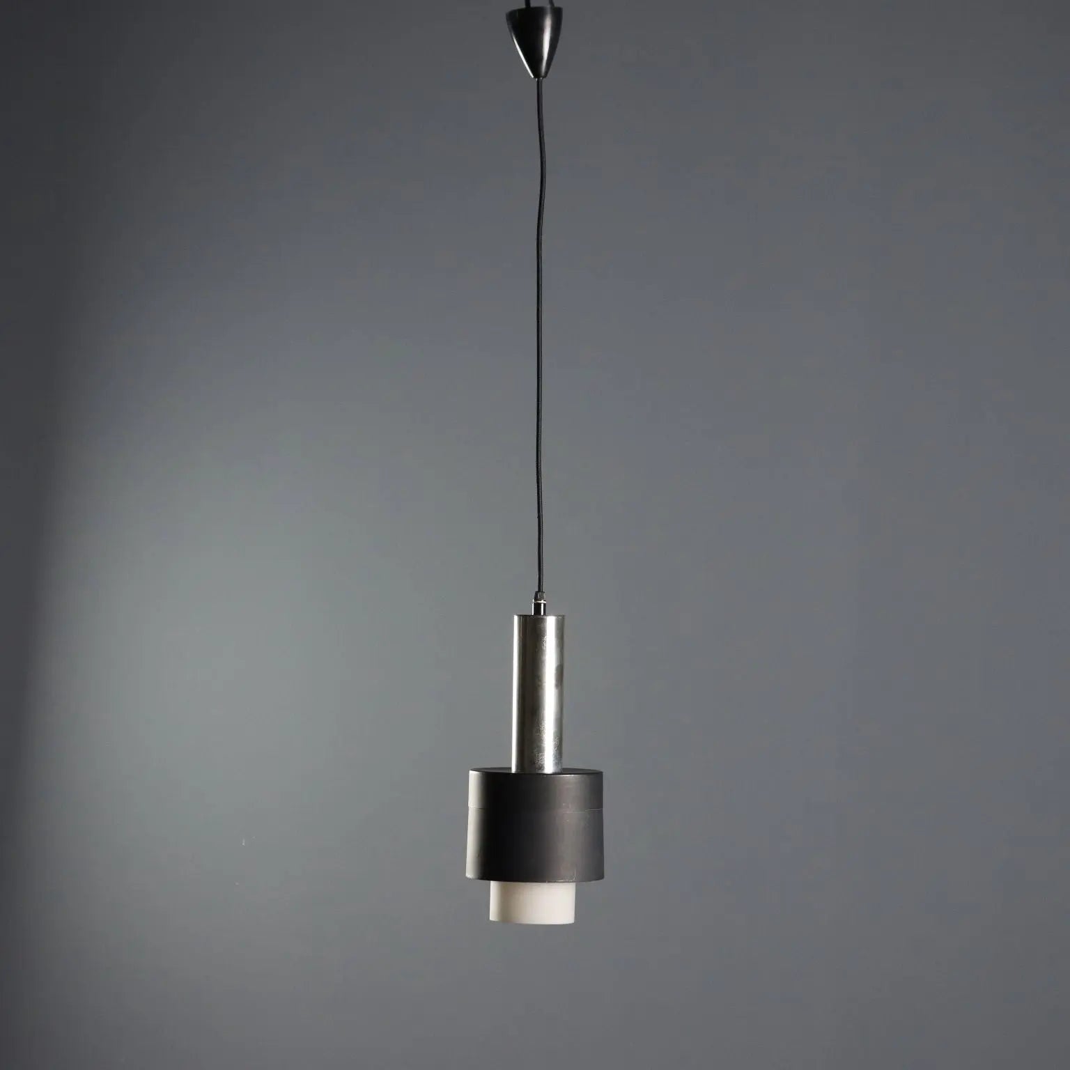 Vintage Chandelier in Chrome Aluminum, 1960s