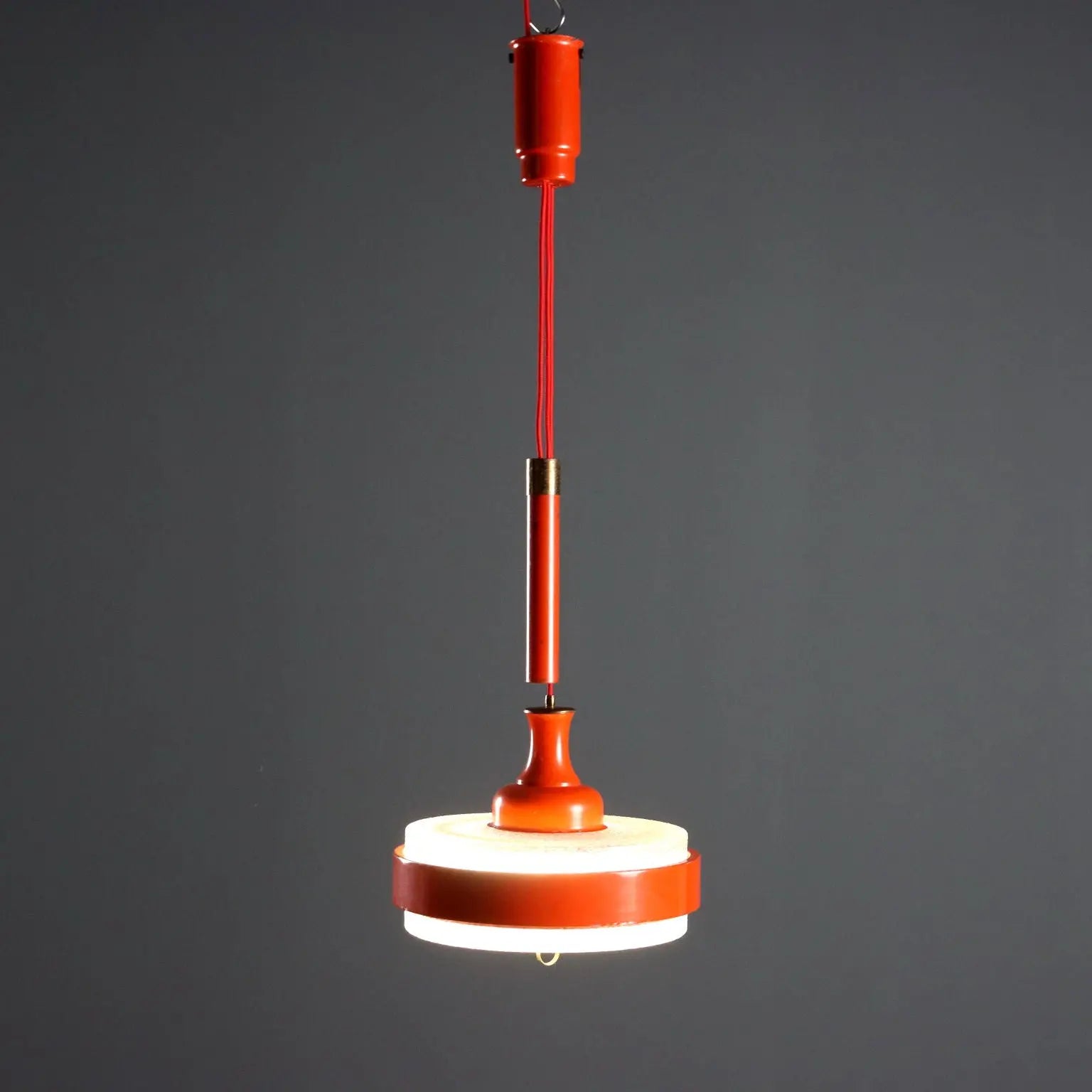 Pulley Chandelier in Aluminum, 1960s-1970s