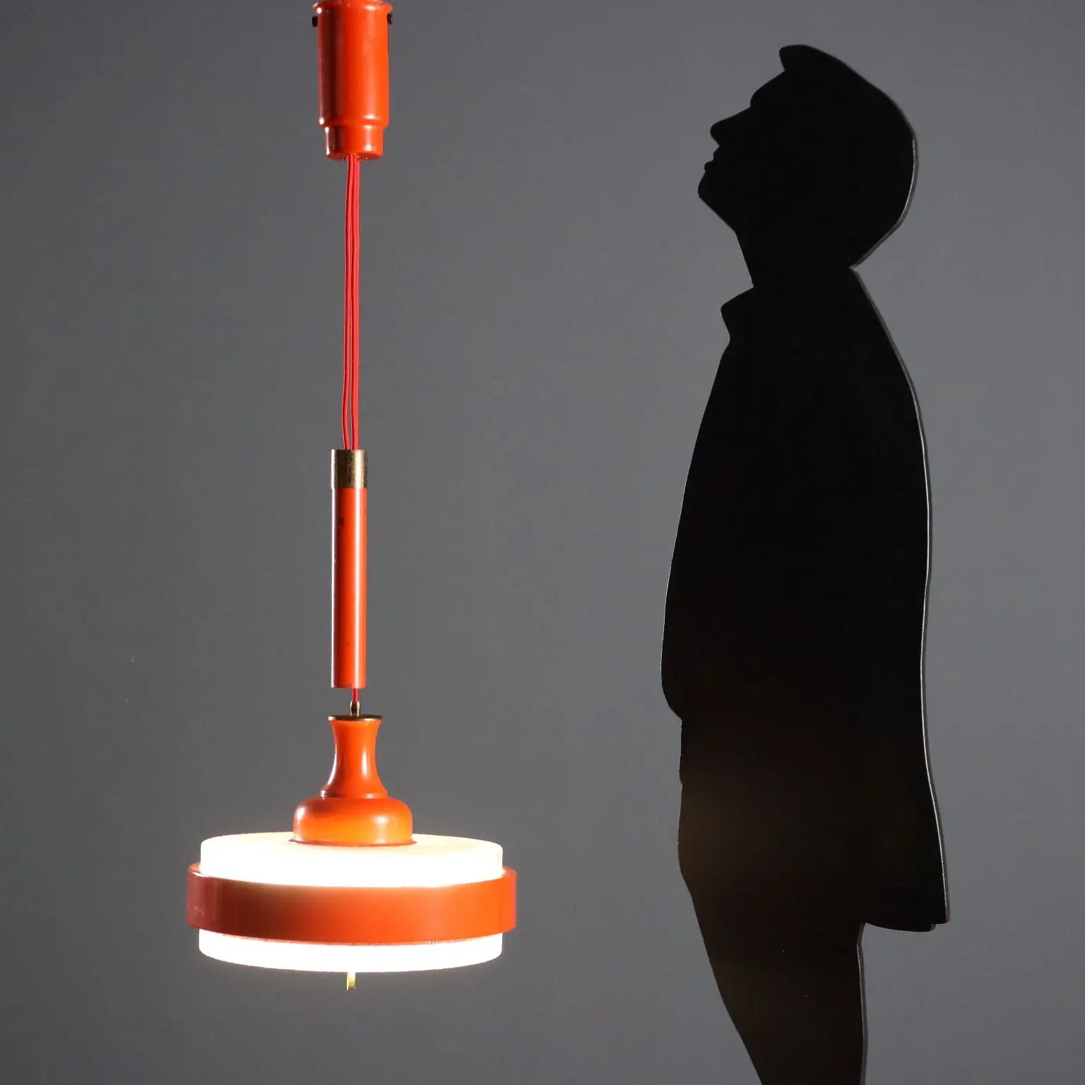 Pulley Chandelier in Aluminum, 1960s-1970s