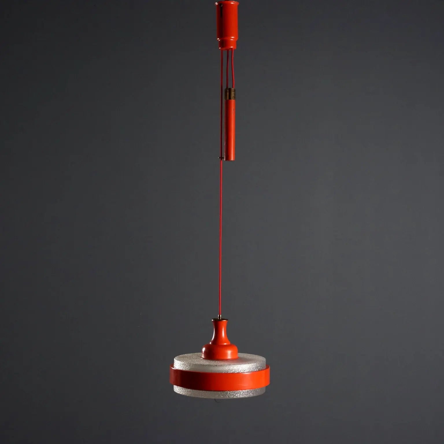 Pulley Chandelier in Aluminum, 1960s-1970s
