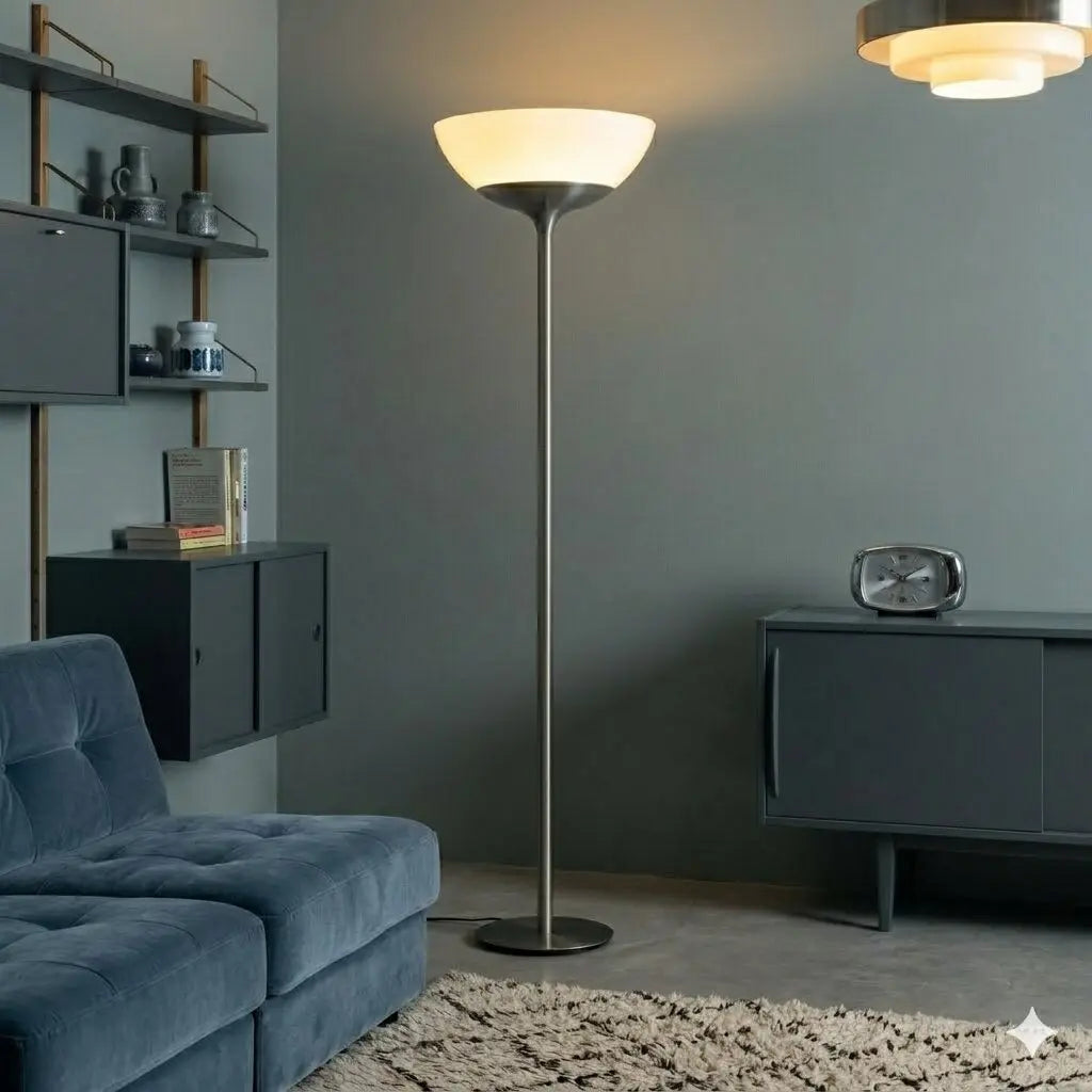 Aminta' Lamp by Artemide 1970s - Opaline Glass