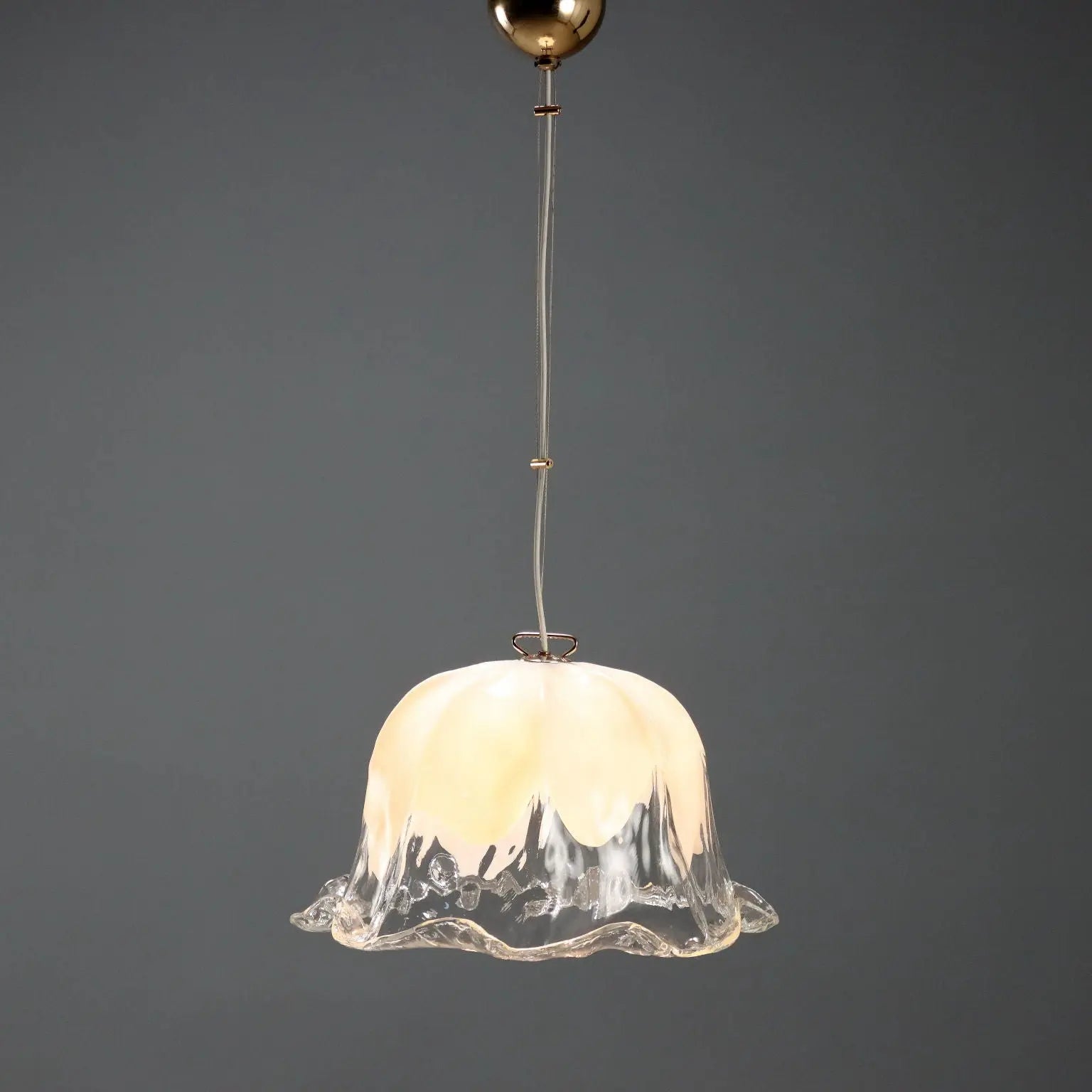 Vintage Ceiling Lamp La Murrina Murano Glass Italy Design 1980s
