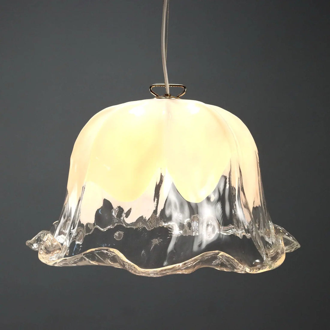 Vintage Ceiling Lamp La Murrina Murano Glass Italy Design 1980s