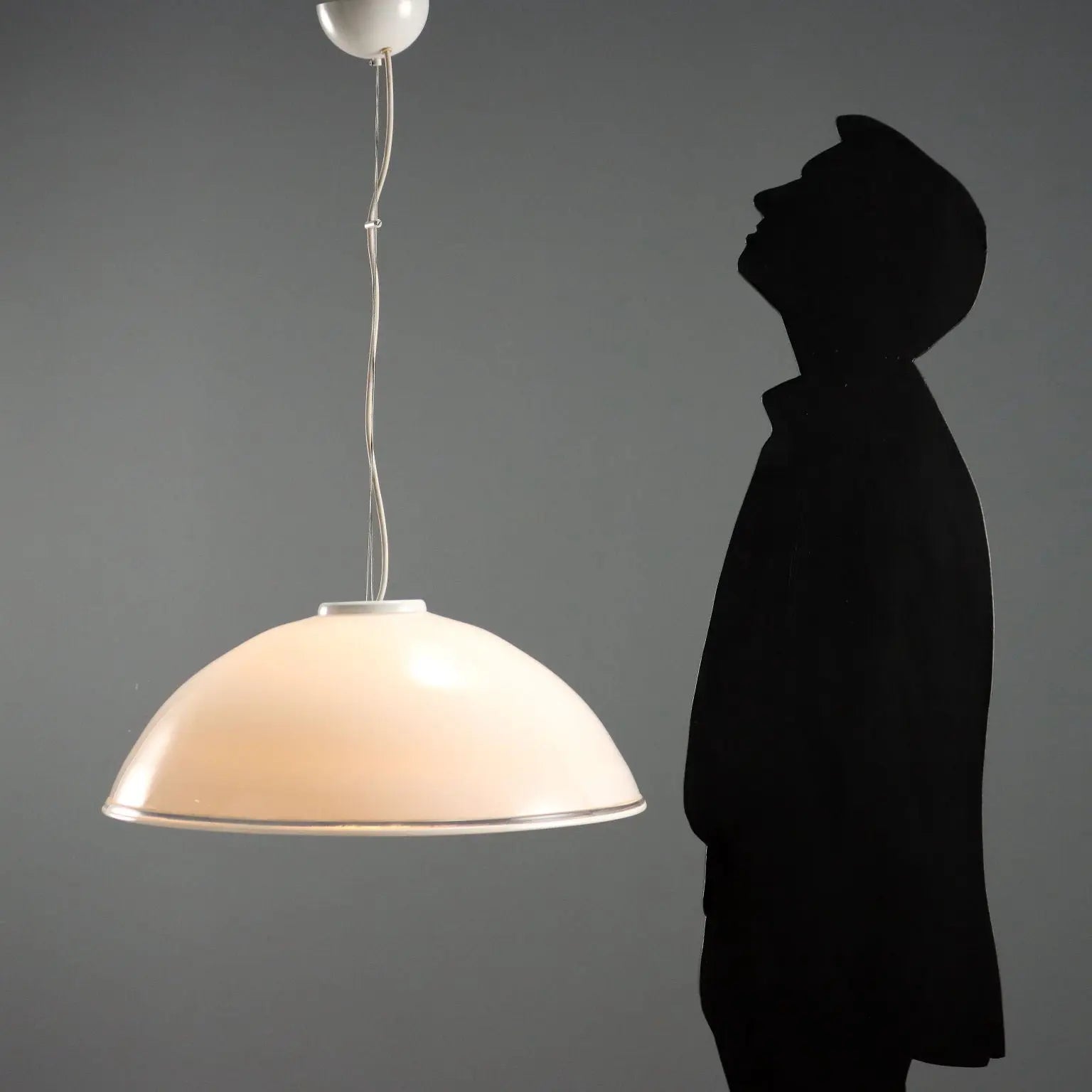Vintage Lamp iGuzzini Methacrylate Design Italy 1970s