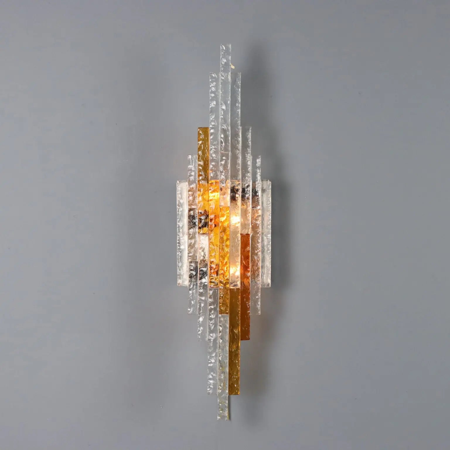 1970s Brutalist Wall Sconce by Albano Poli
