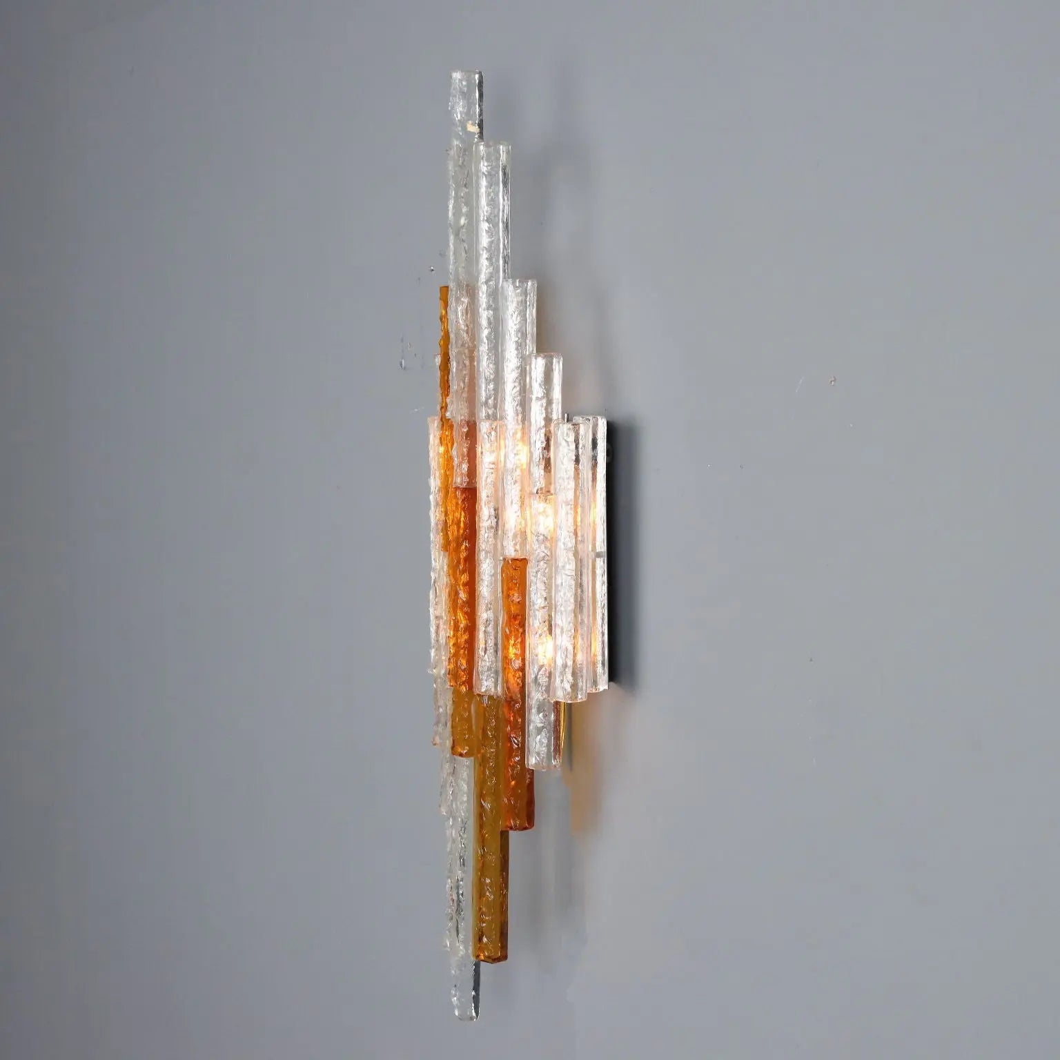 1970s Brutalist Wall Sconce by Albano Poli