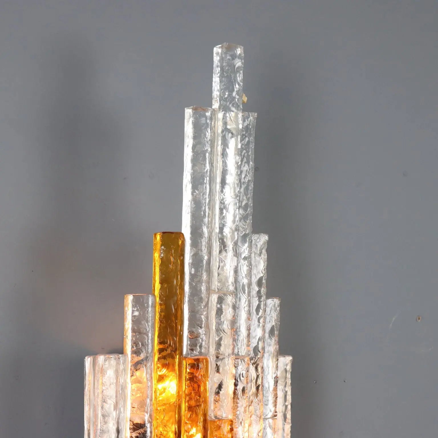 1970s Brutalist Wall Sconce by Albano Poli