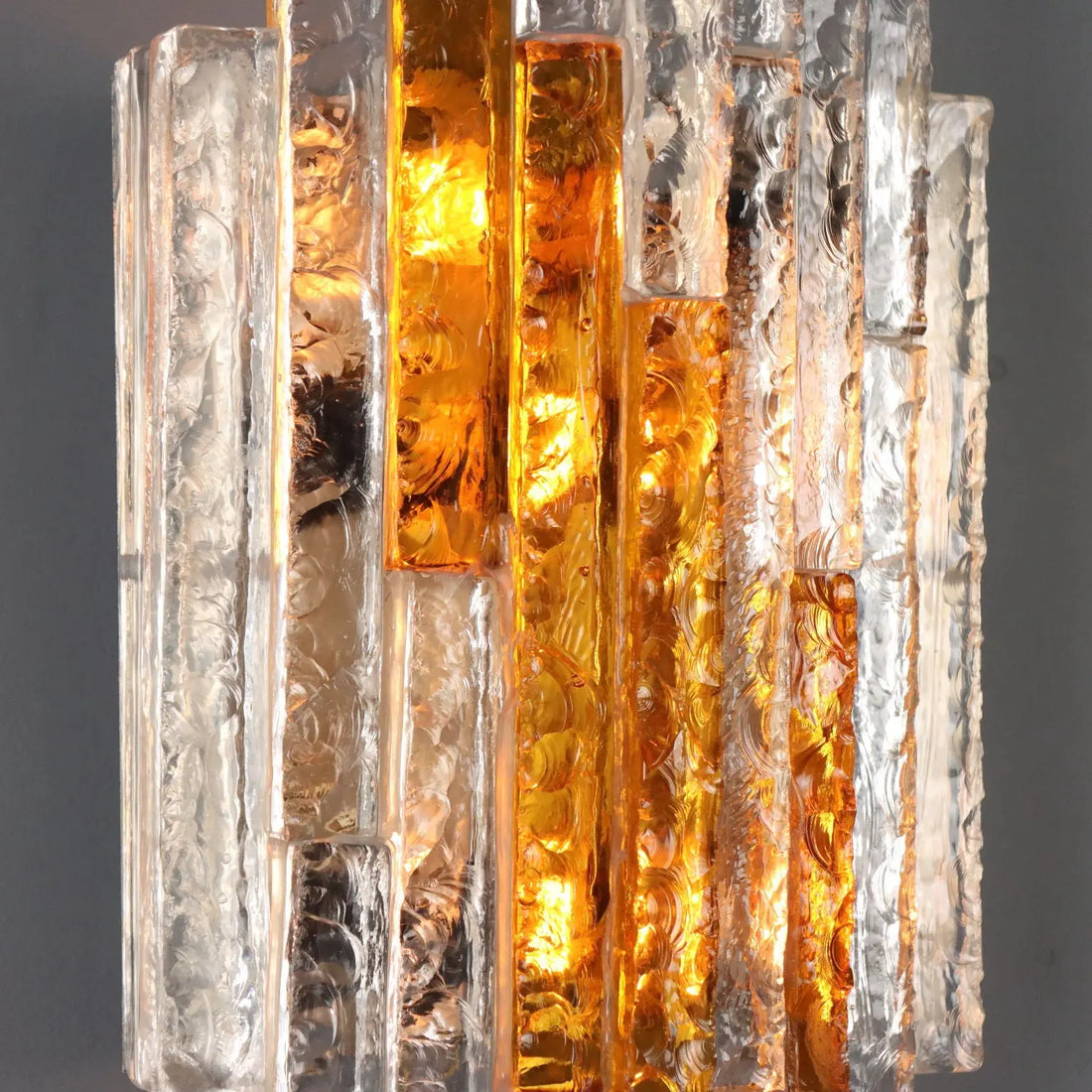 1970s Brutalist Wall Sconce by Albano Poli