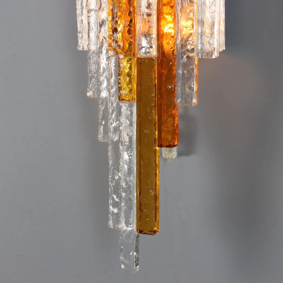 1970s Brutalist Wall Sconce by Albano Poli