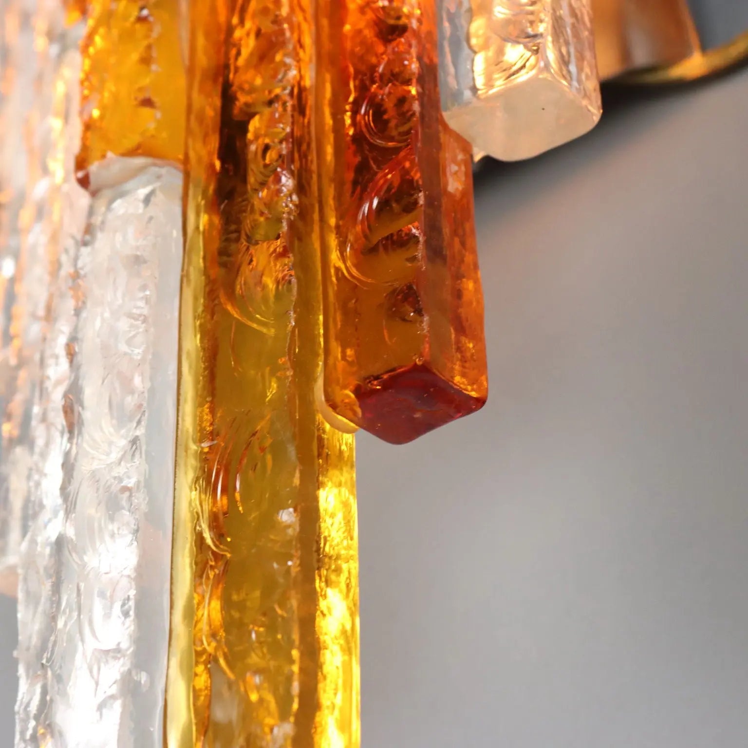 1970s Brutalist Wall Sconce by Albano Poli