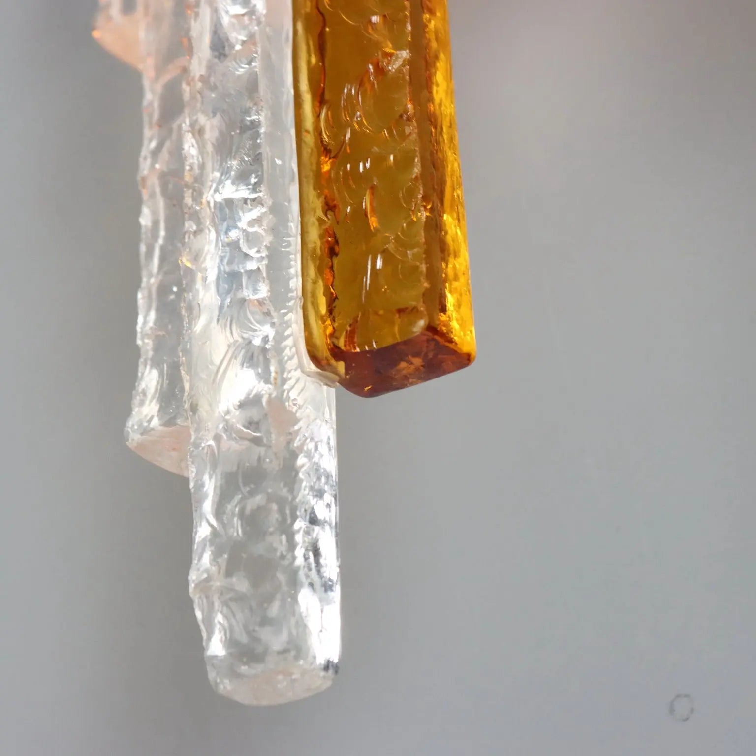 1970s Brutalist Wall Sconce by Albano Poli