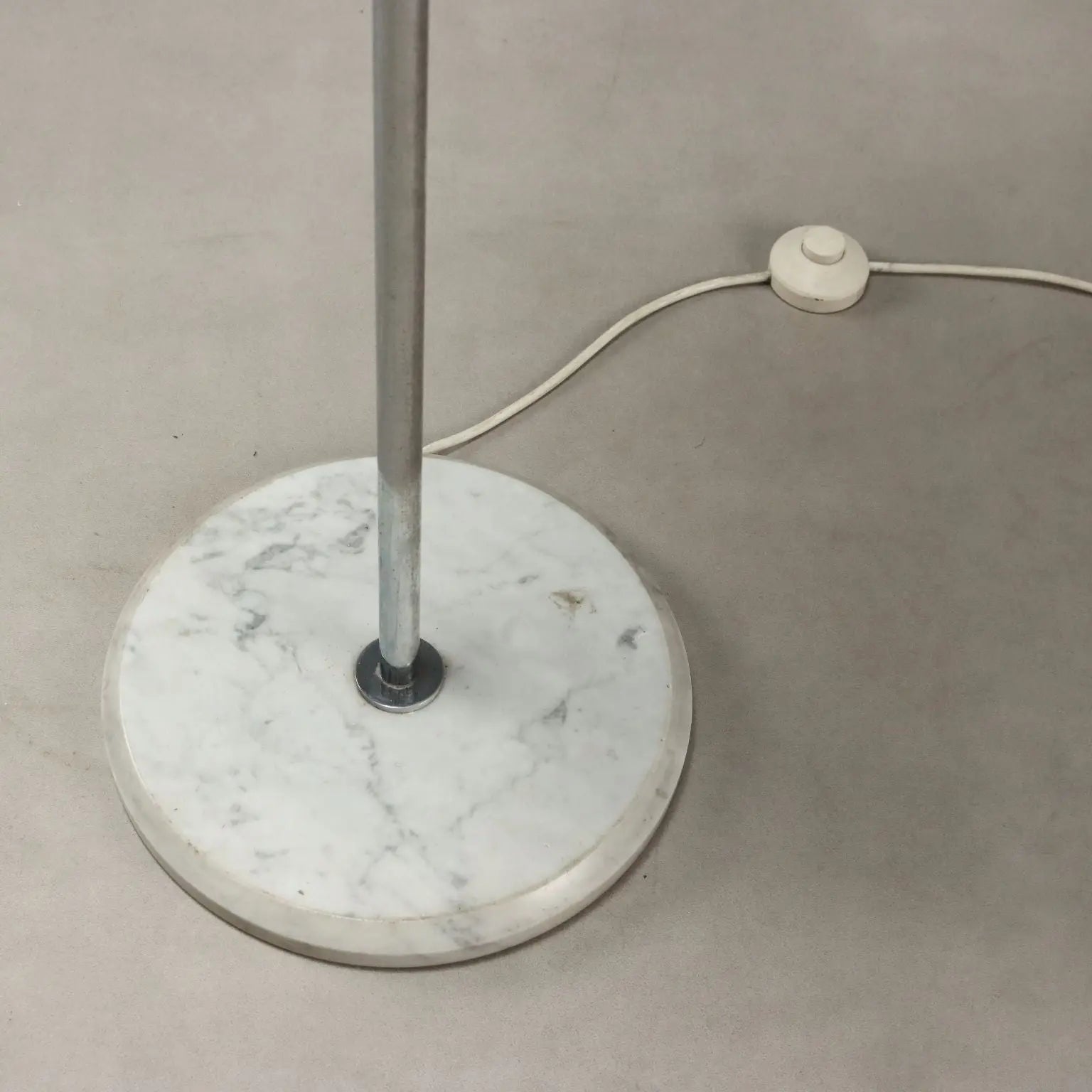 Vintage Floor Lamp Chromed Metal Design Italy 1970s | Modernism | Lighting