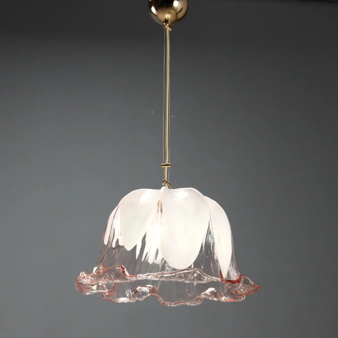 Vintage Ceiling Lamp La Murrina Murano Glass Design Italy 1980s