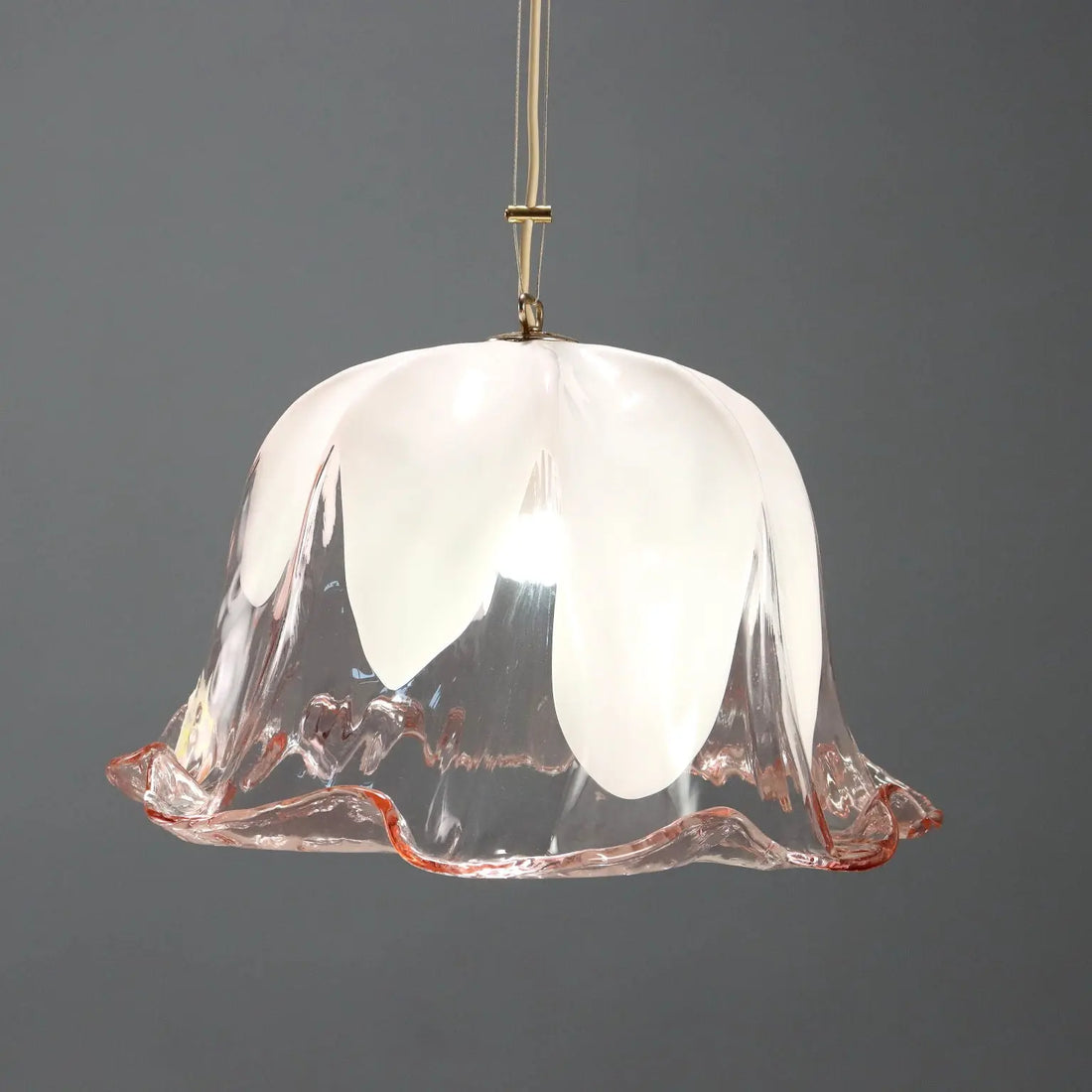 Vintage Ceiling Lamp La Murrina Murano Glass Design Italy 1980s
