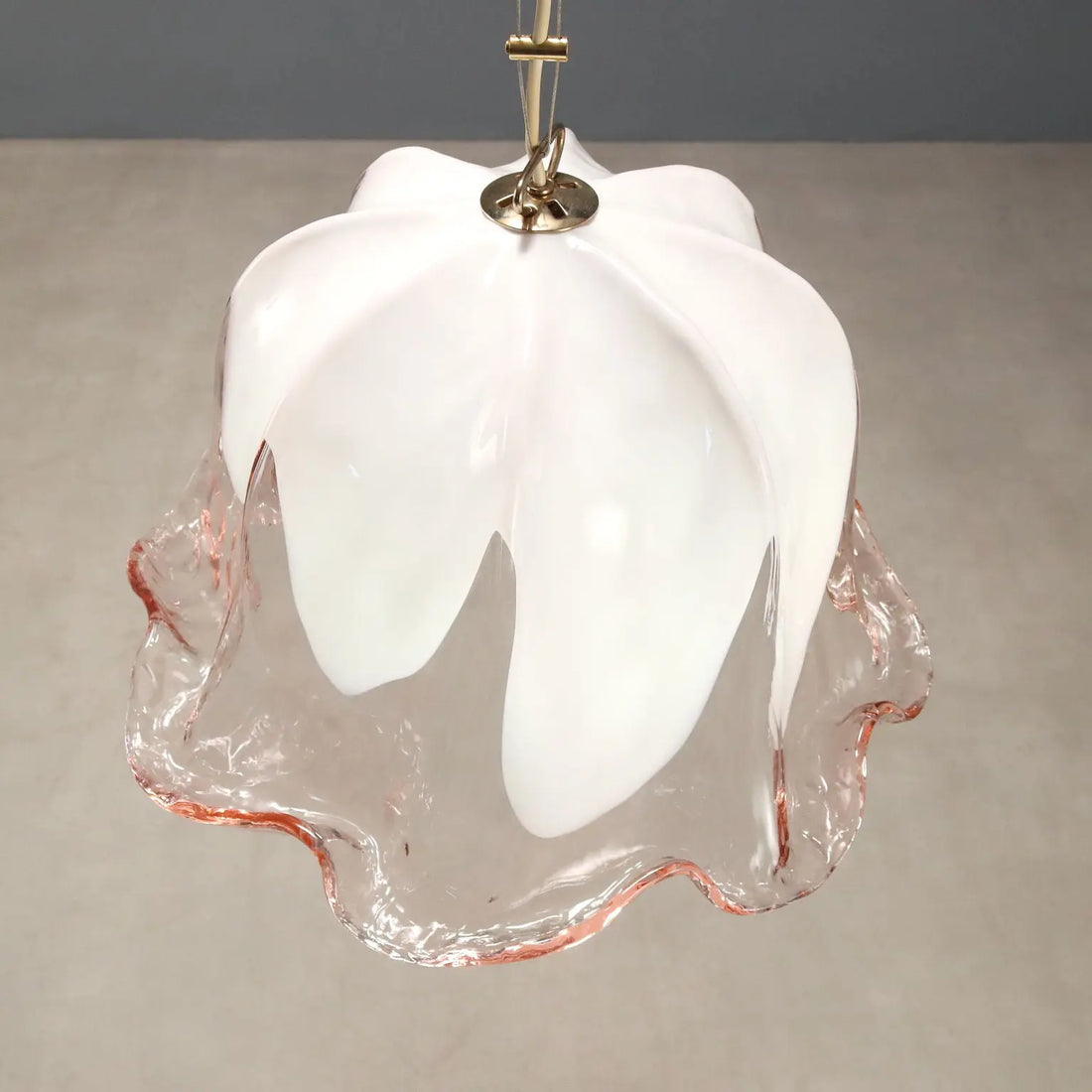 Vintage Ceiling Lamp La Murrina Murano Glass Design Italy 1980s
