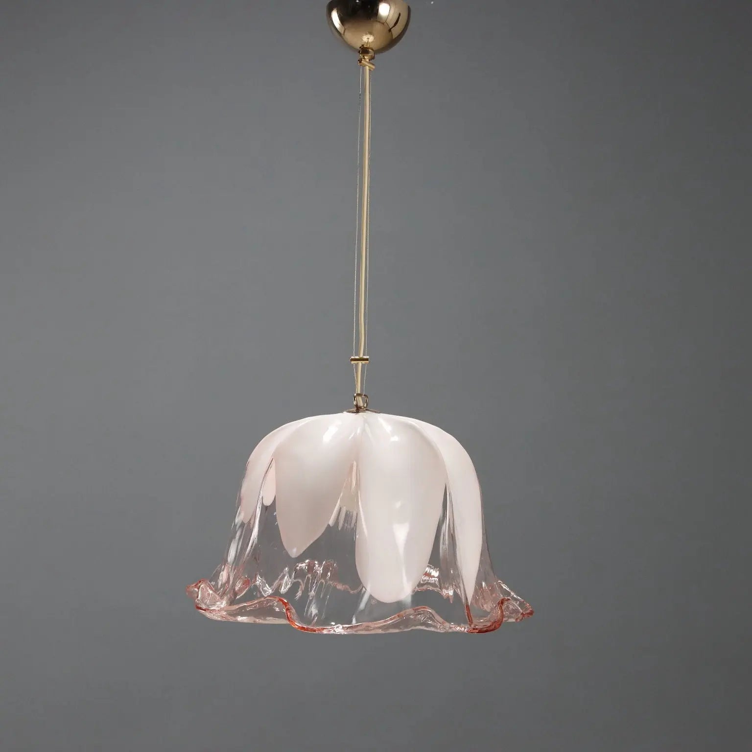 Vintage Ceiling Lamp La Murrina Murano Glass Design Italy 1980s