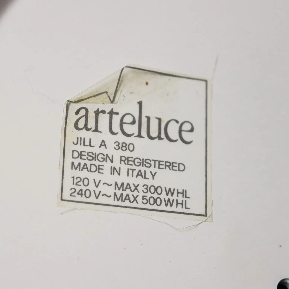 Arteluce Jill Lamp Vintage Design King Miranda & Arnaldi 1980s