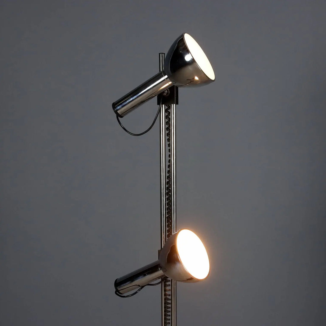 Vintage Floor Lamp Lacquered Metal Design Italy 1970s
