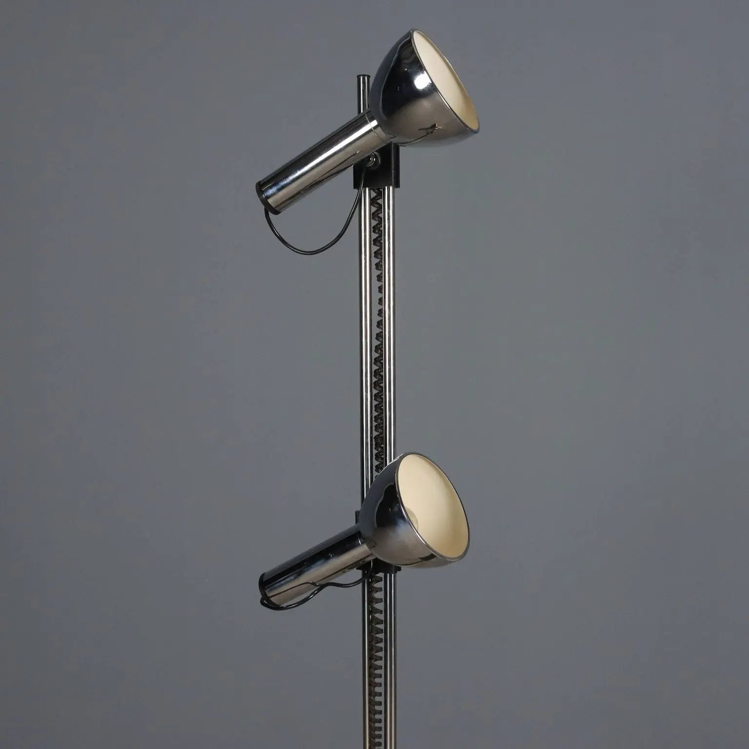 Vintage Floor Lamp Lacquered Metal Design Italy 1970s