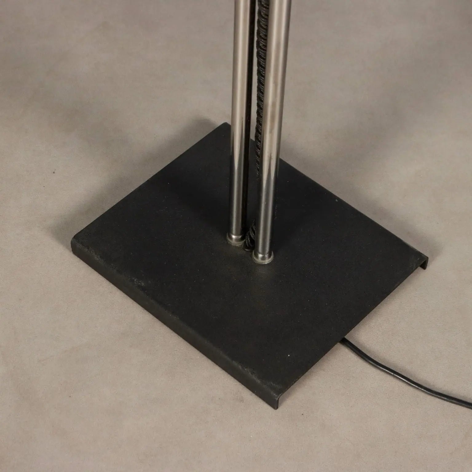 Vintage Floor Lamp Lacquered Metal Design Italy 1970s