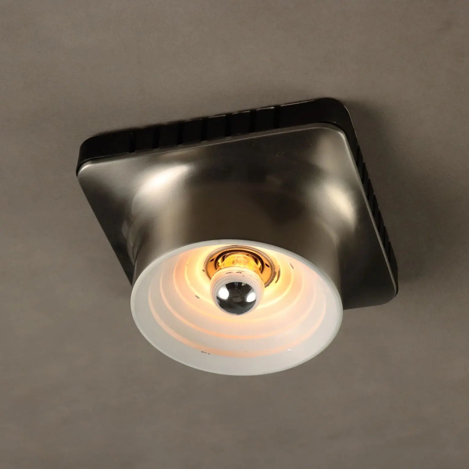 Vintage Wall Lamp Aluminium Design Italy 1960s-1970s