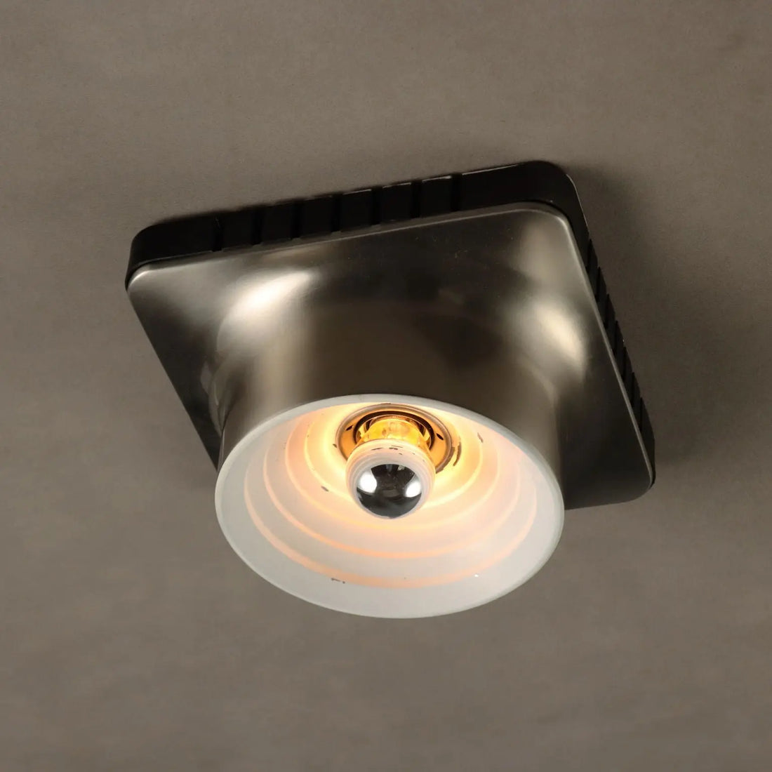 Vintage Wall Lamp Aluminium Design Italy 1960s-1970s