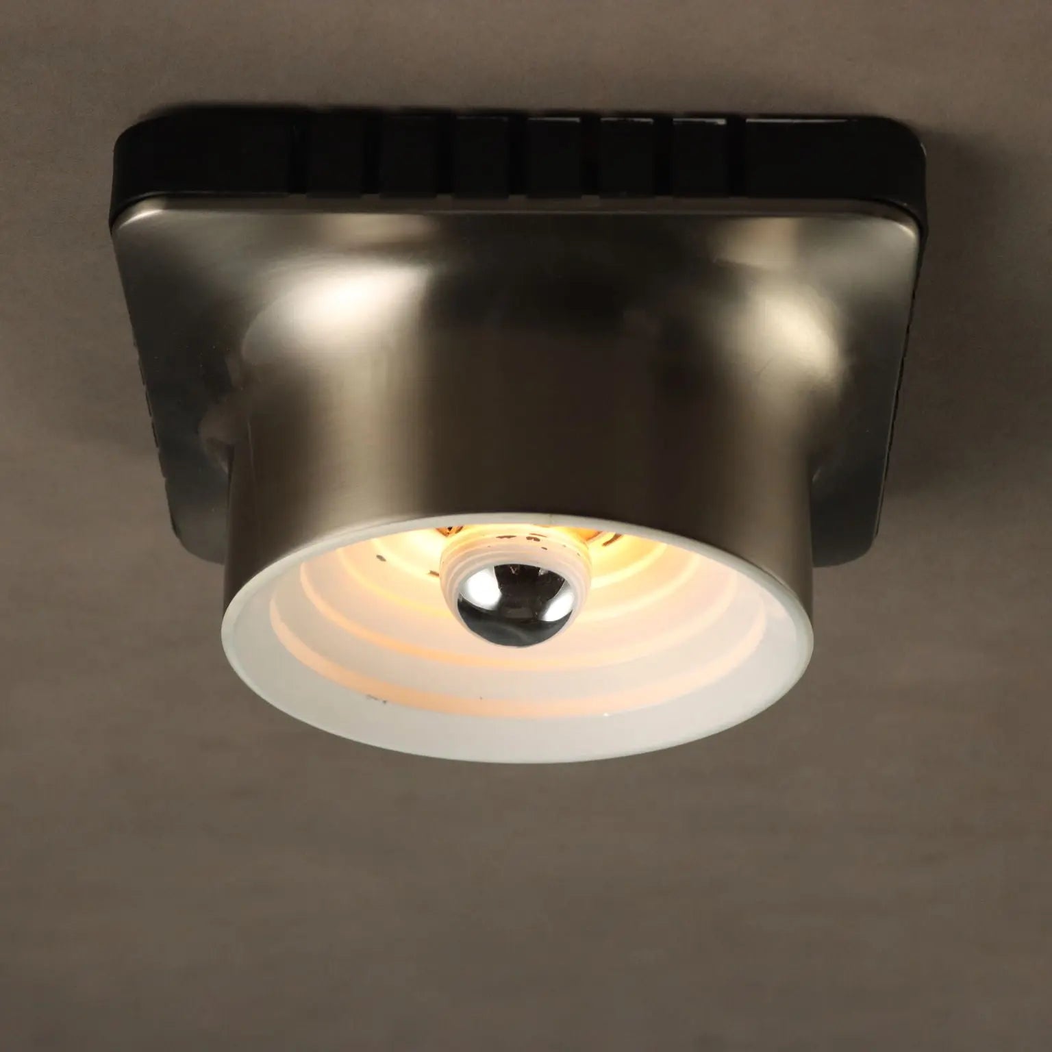 Vintage Wall Lamp Aluminium Design Italy 1960s-1970s