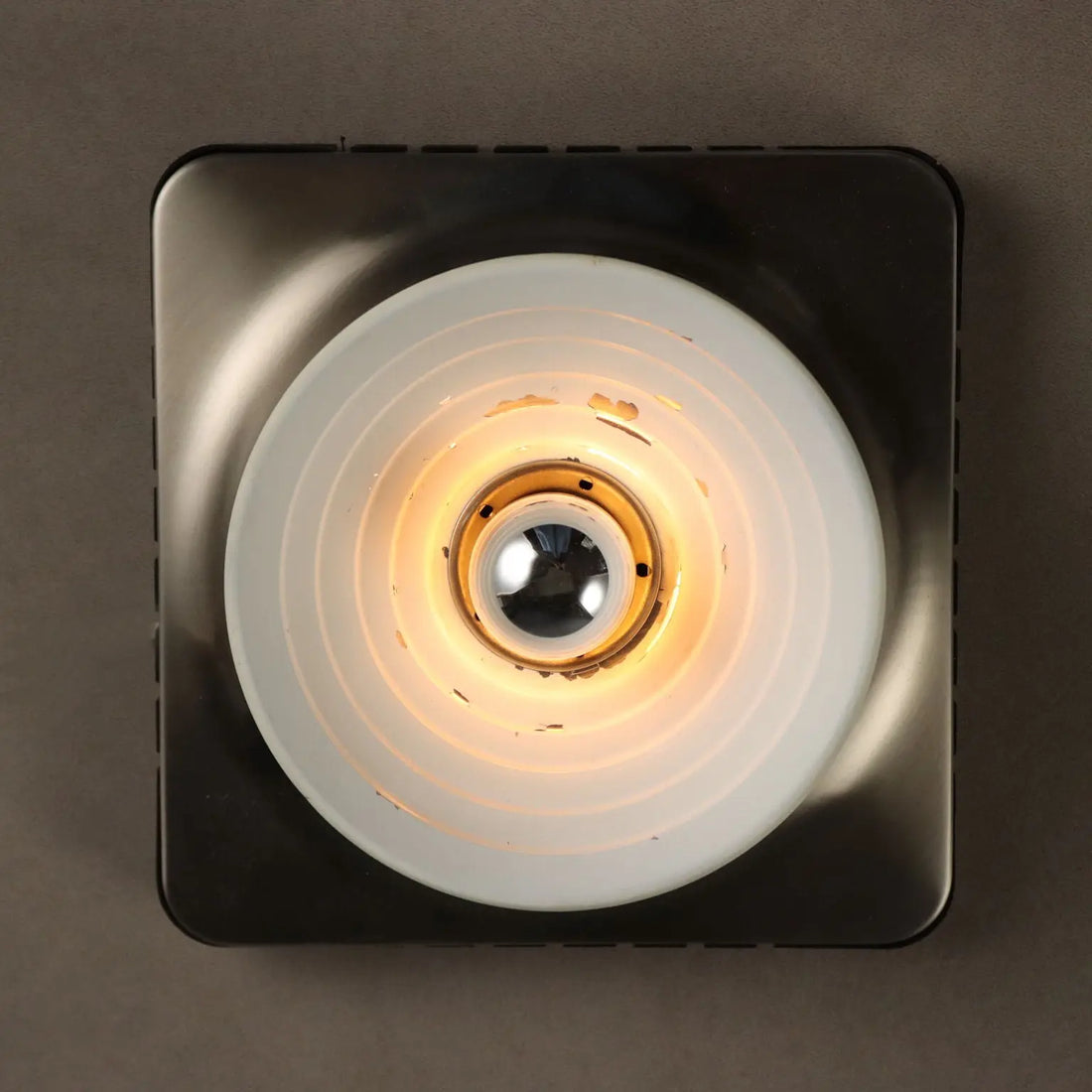 Vintage Wall Lamp Aluminium Design Italy 1960s-1970s