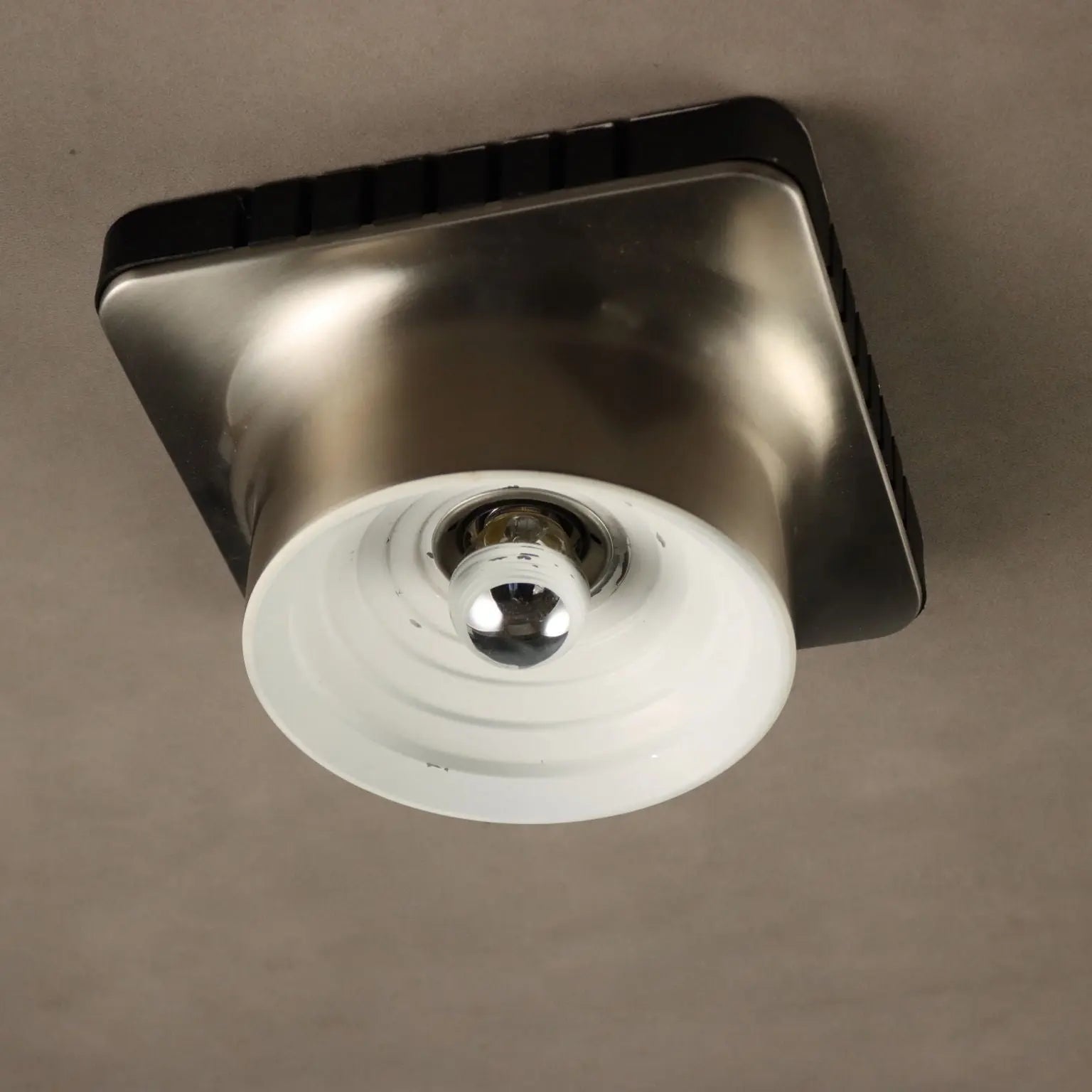 Vintage Wall Lamp Aluminium Design Italy 1960s-1970s